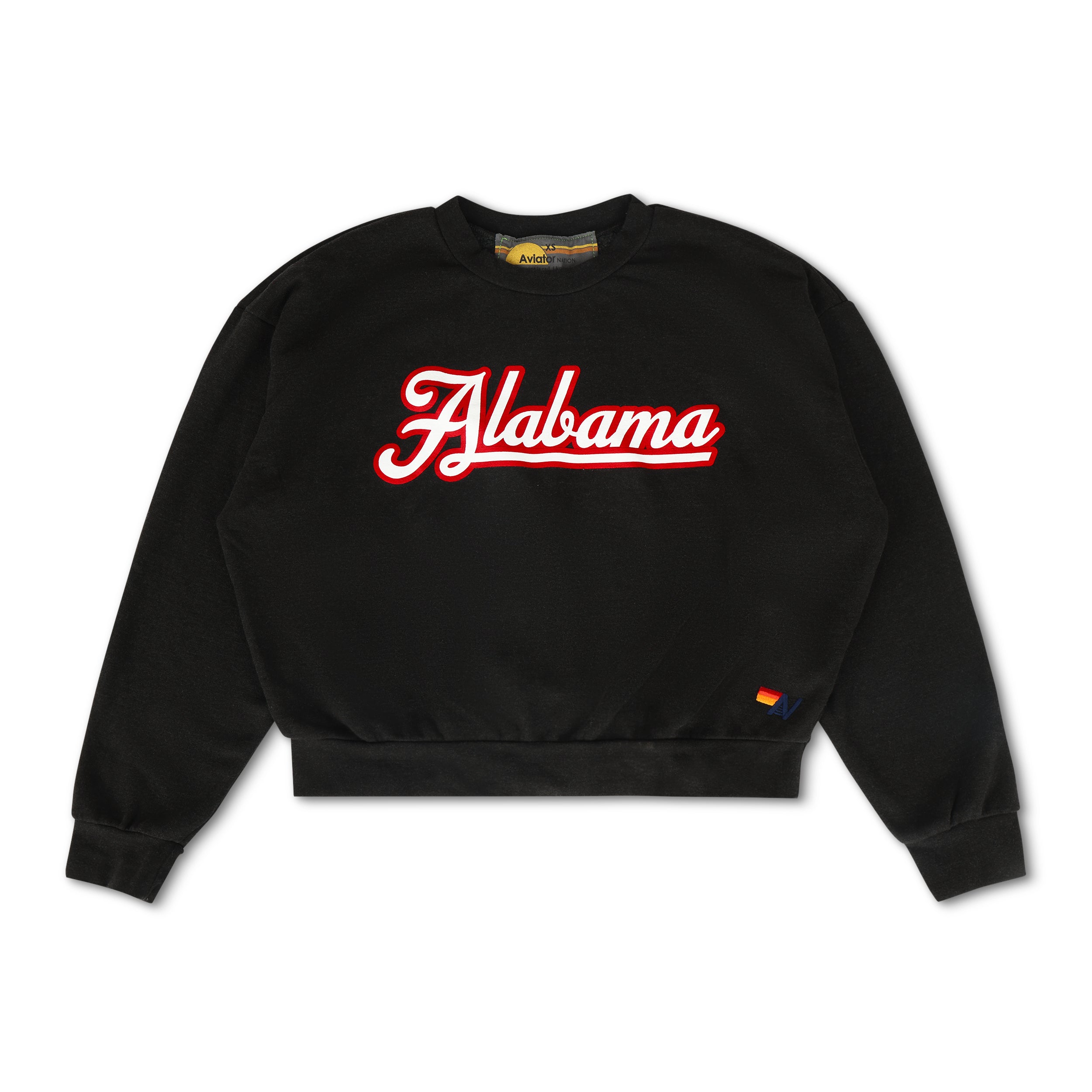 UNIVERSITY OF ALABAMA RELAXED CREW SWEATSHIRT - BLACK - Image 5
