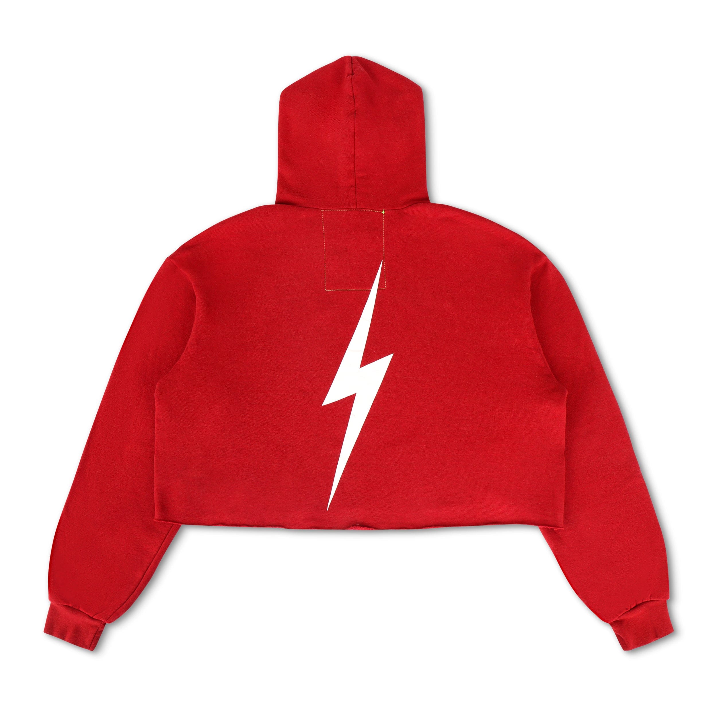 UNIVERSITY OF ALABAMA CROPPED PULLOVER HOODIE - CRIMSON - Image 4