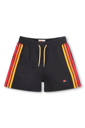 AVIATOR NATION KIDS FLEX BOARD SHORTS - BLACK