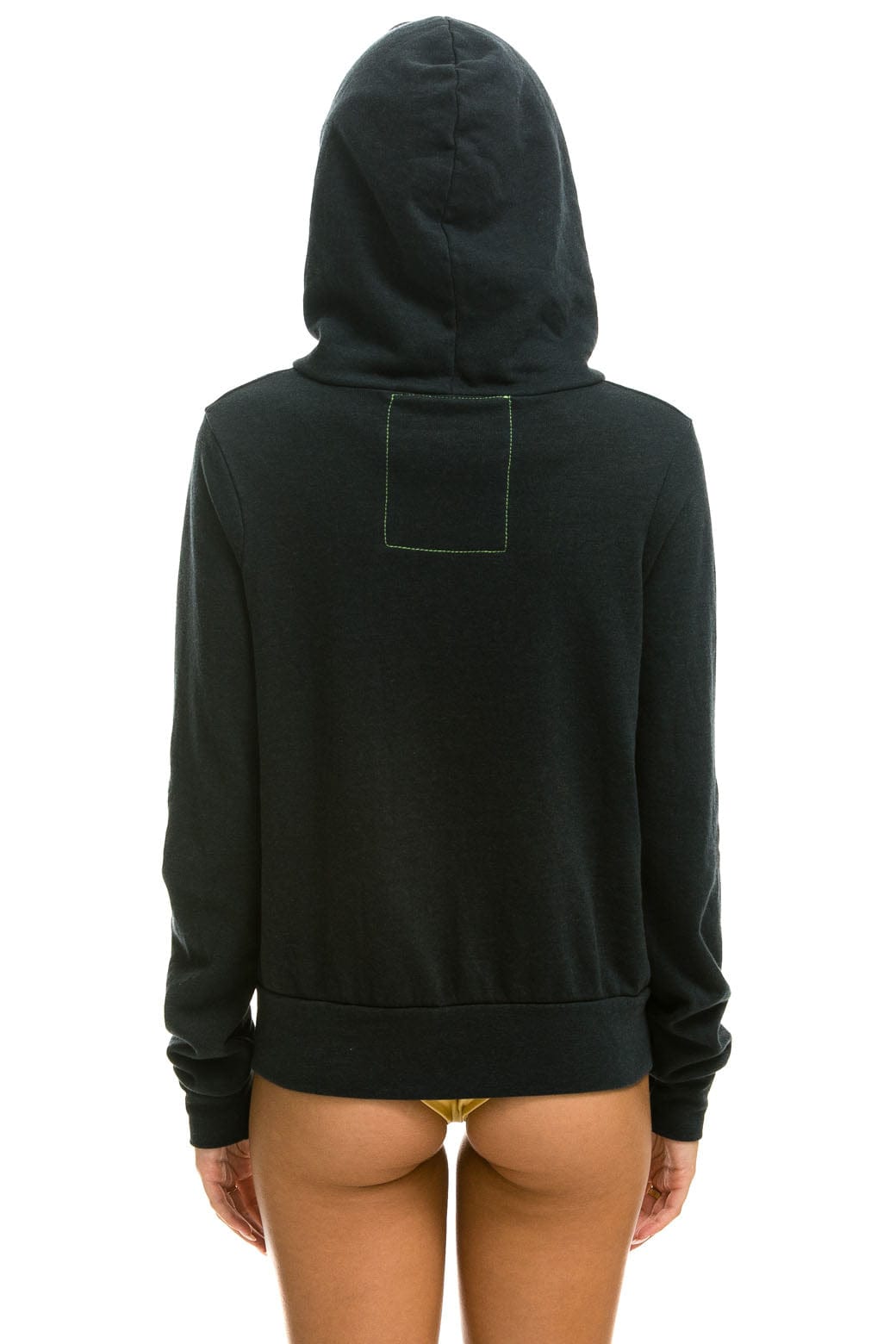 5 STRIPE HOODIE - CHARCOAL // GREY STRIPES - Image 5