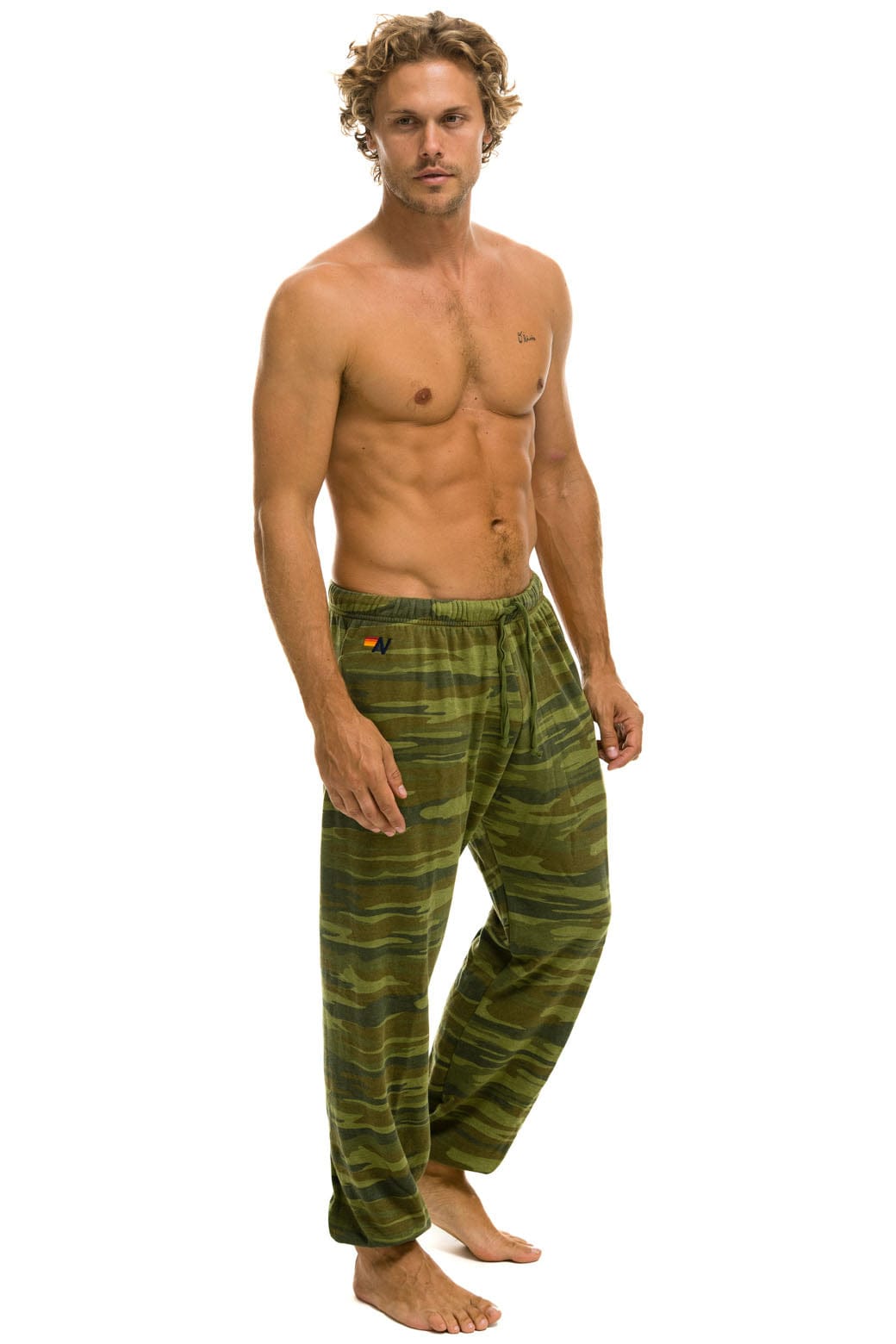 5 STRIPE SWEATPANTS - CAMO - Image 3
