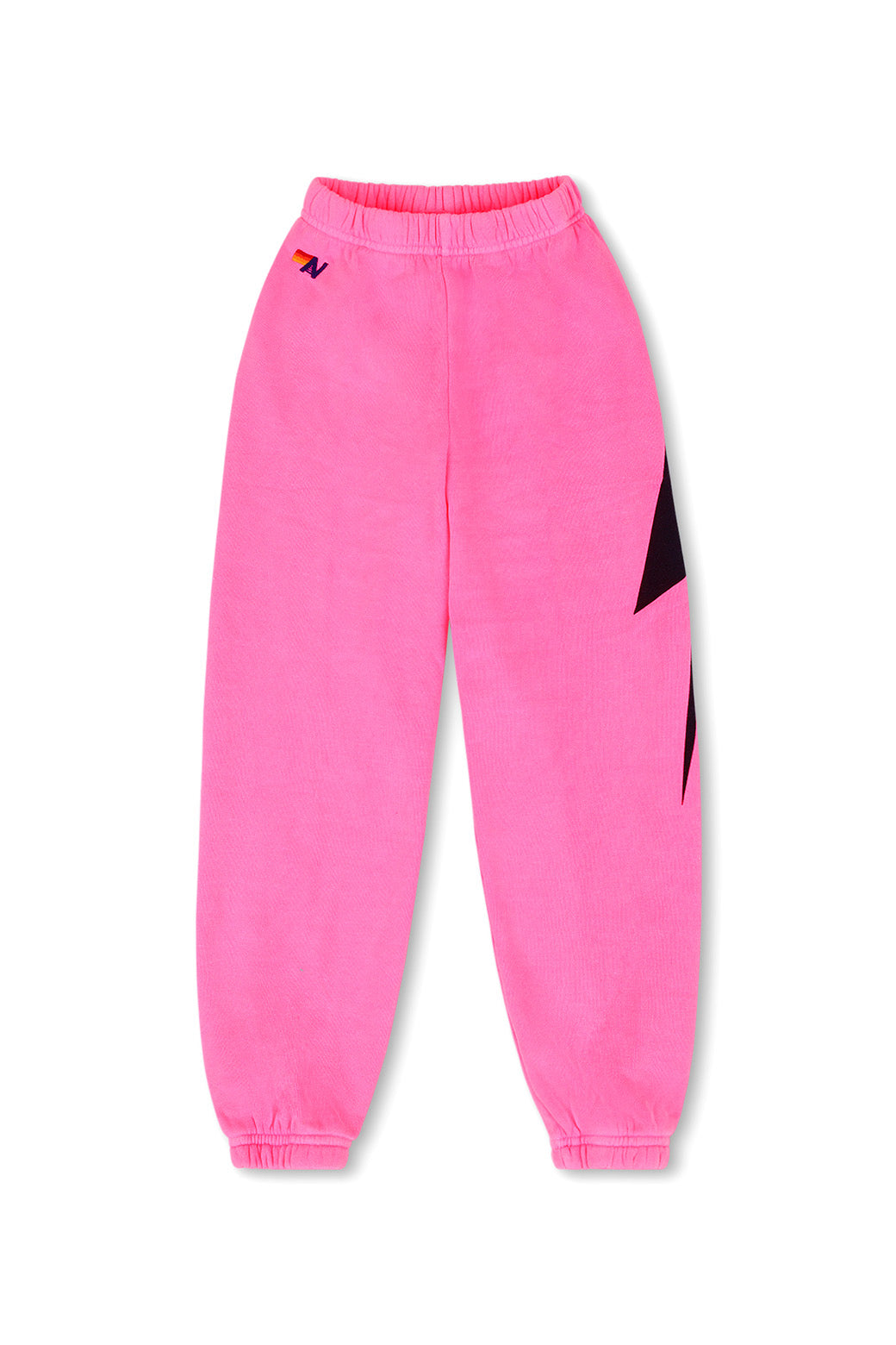 KIDS BOLT PRINT SWEATPANTS - NEON PINK - Image 2
