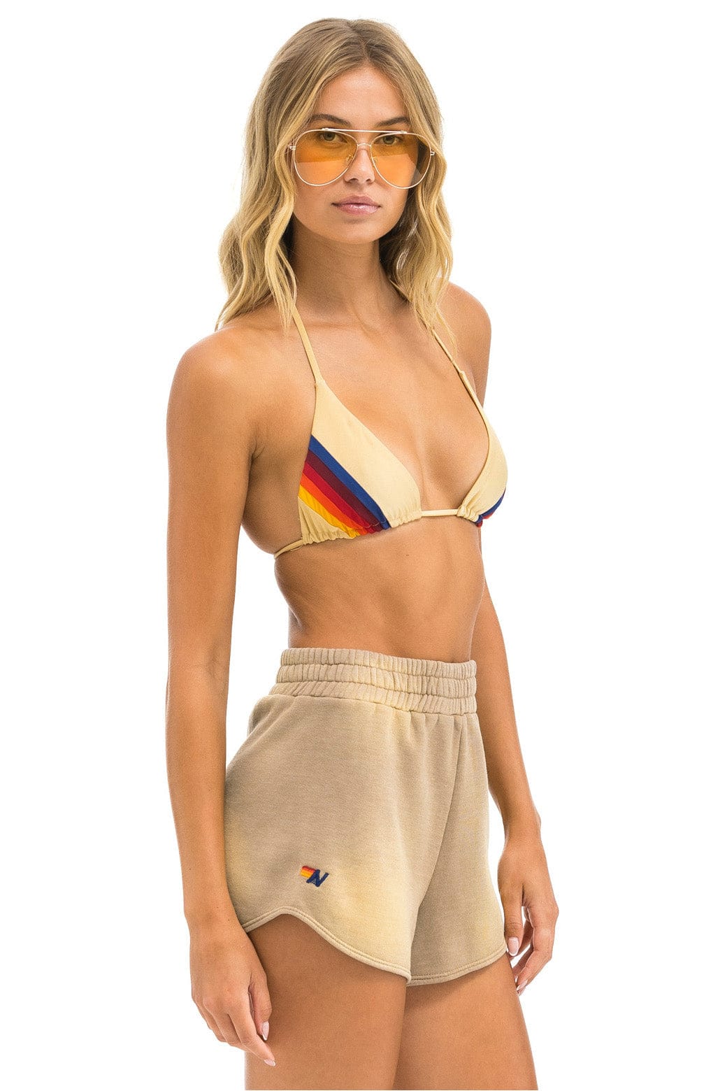 BOLT STITCH CLUB SHORTS - FADED TAN - Image 4