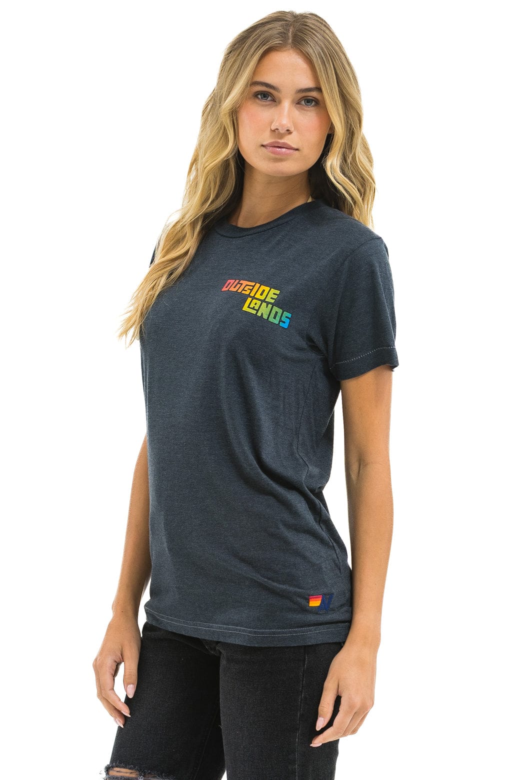 OUTSIDE LANDS 2025 CREW TEE - CHARCOAL - Image 2
