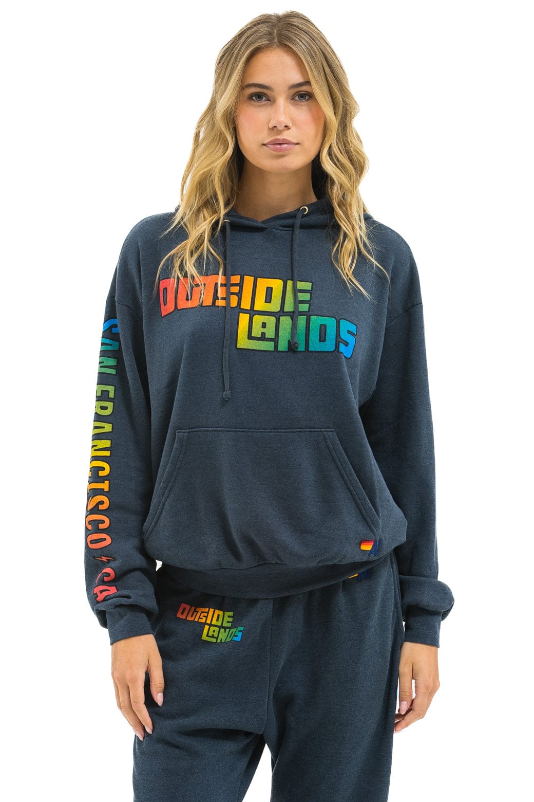 OUTSIDE LANDS 2025 RELAXED PULLOVER HOODIE - CHARCOAL - Image 3