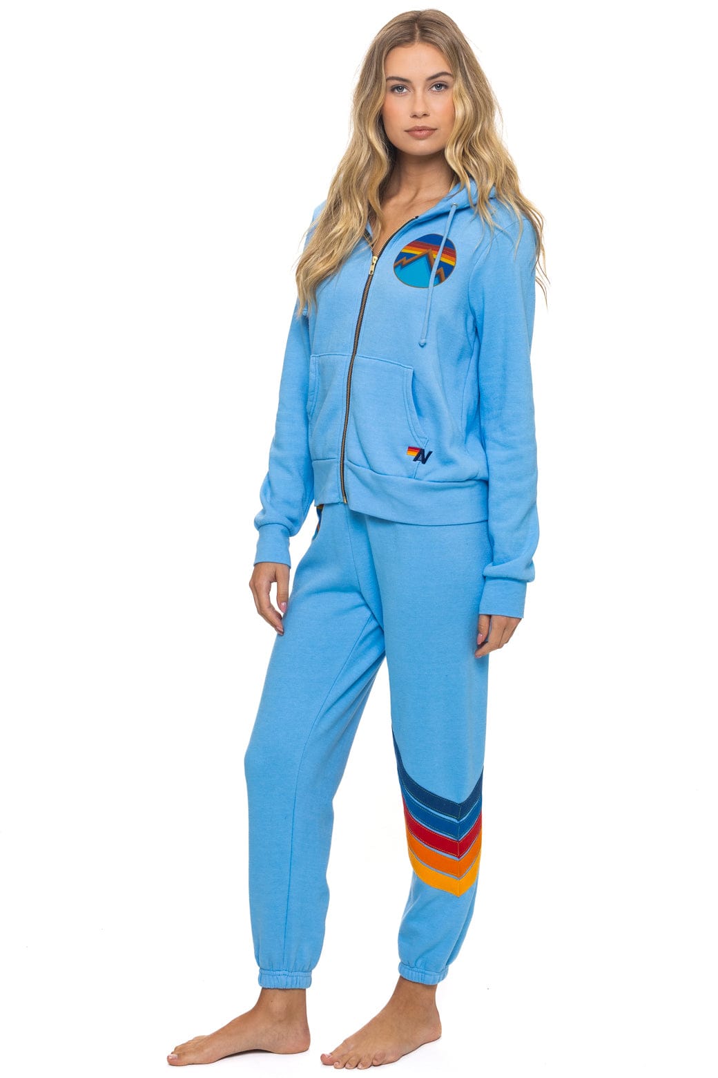 ALL SEASONS CIRCLE ZIP HOODIE - SKY - Image 12