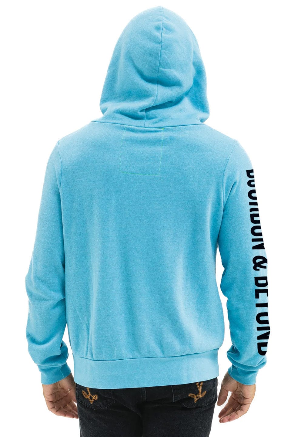 BOURBON AND BEYOND 2025 ZIP HOODIE RELAXED - AQUA - Image 4