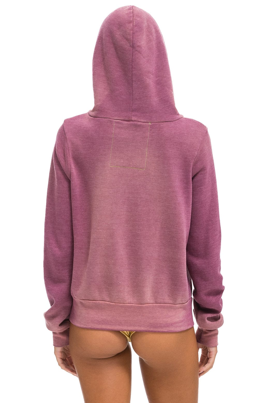 ESSENTIAL ZIP HOODIE - FADED BERRY - Image 9