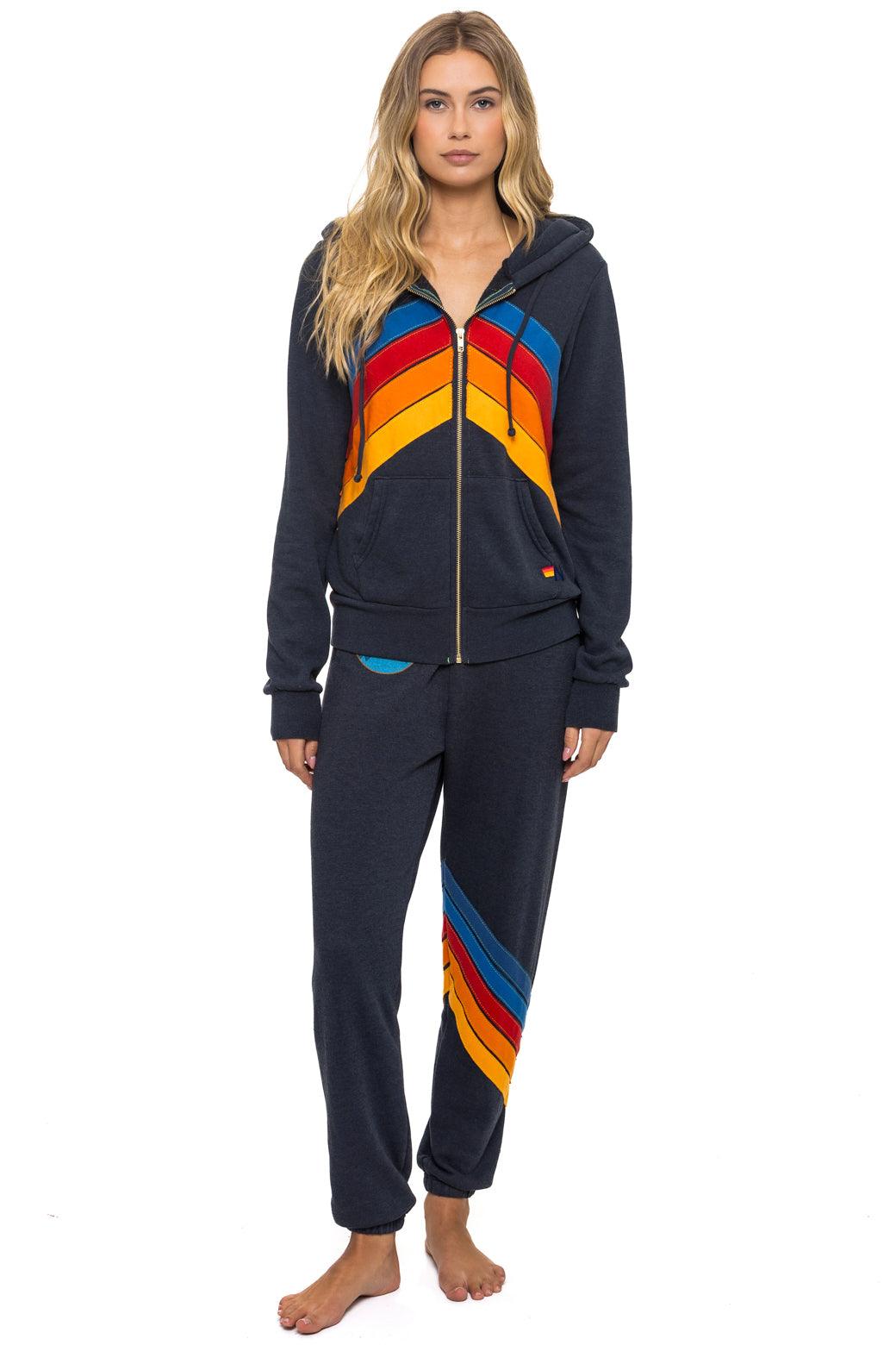 ALL SEASONS CIRCLE CHEVRON SWEATPANTS - CHARCOAL - Image 2