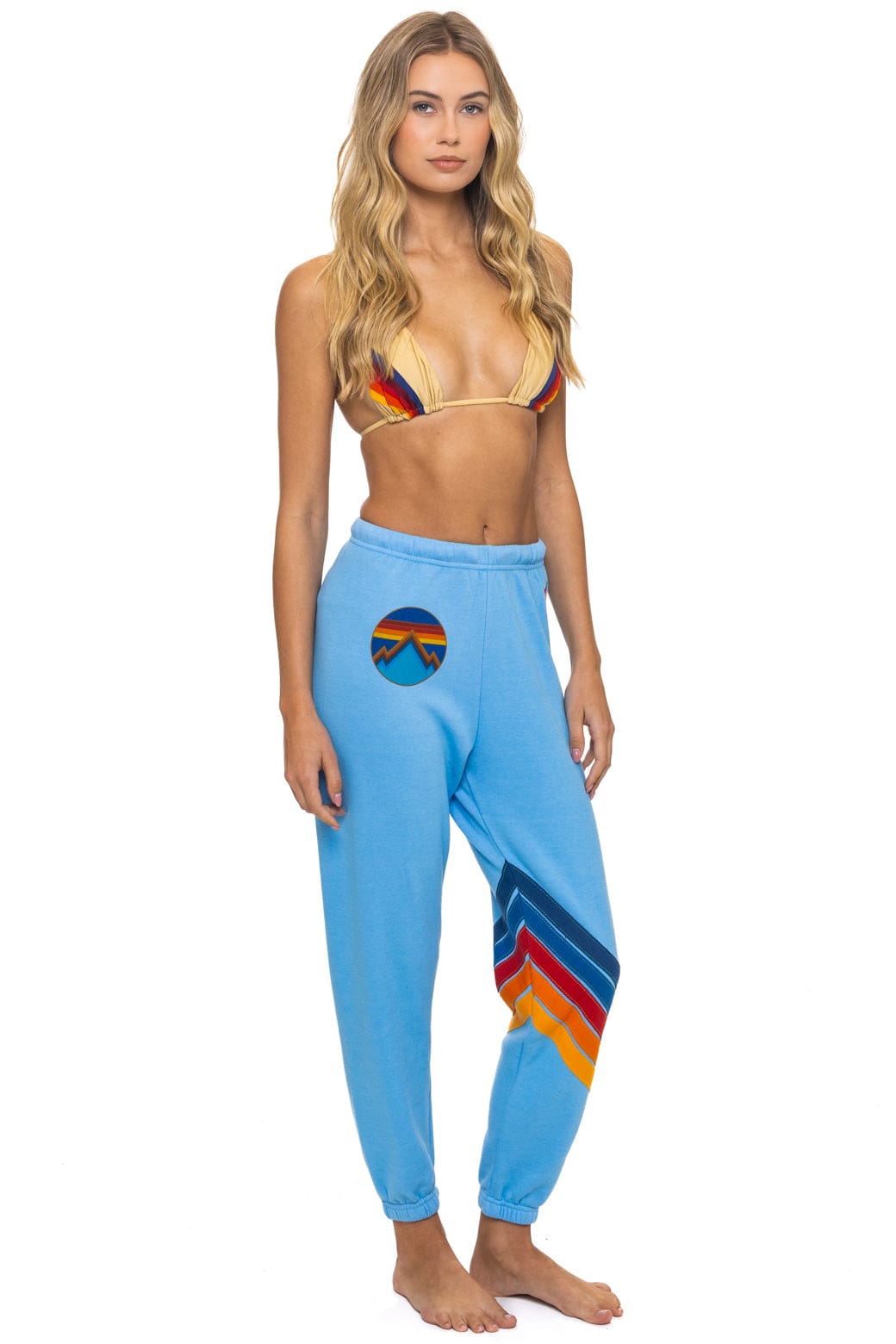 ALL SEASONS CIRCLE CHEVRON SWEATPANTS - SKY - Image 3