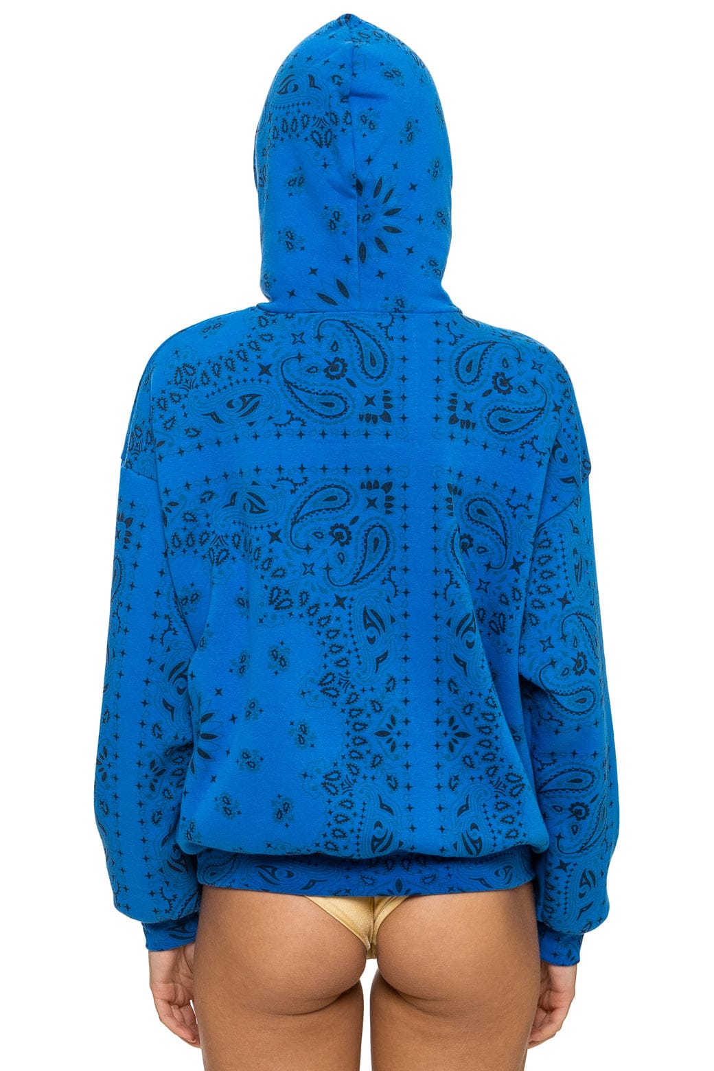 BANDANA RELAXED PULLOVER HOODIE - ADVENTURE BLUE - Image 9