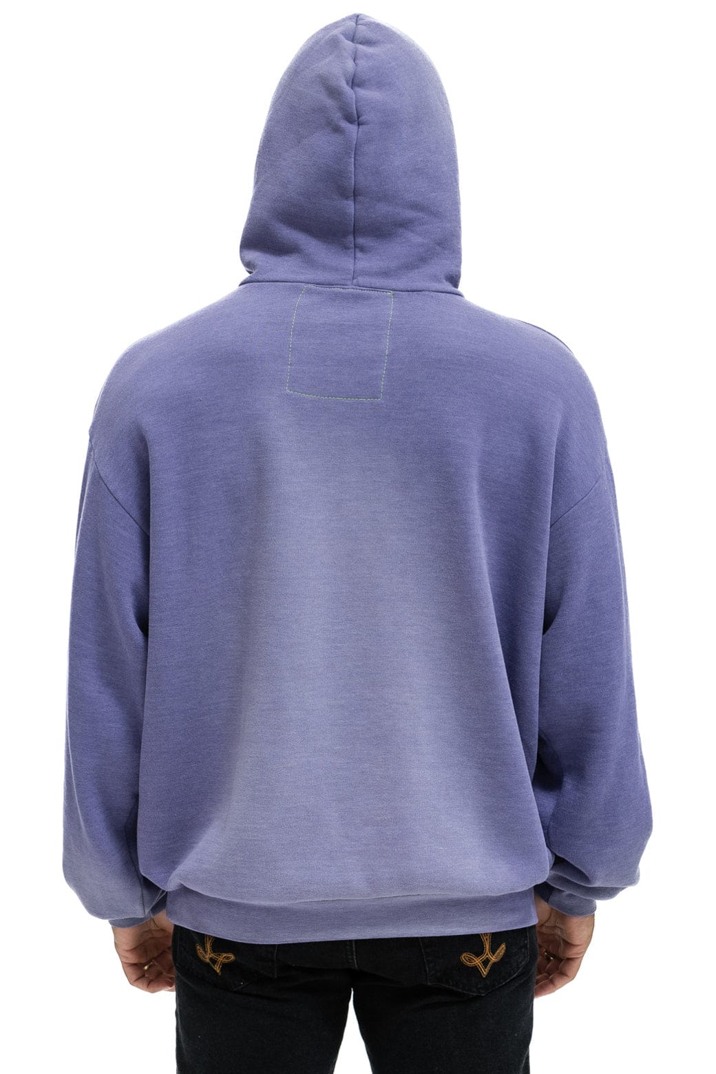 CALIFORNIA SKIER PATCH PULLOVER RELAXED HOODIE - FADED GRAPE - Image 10