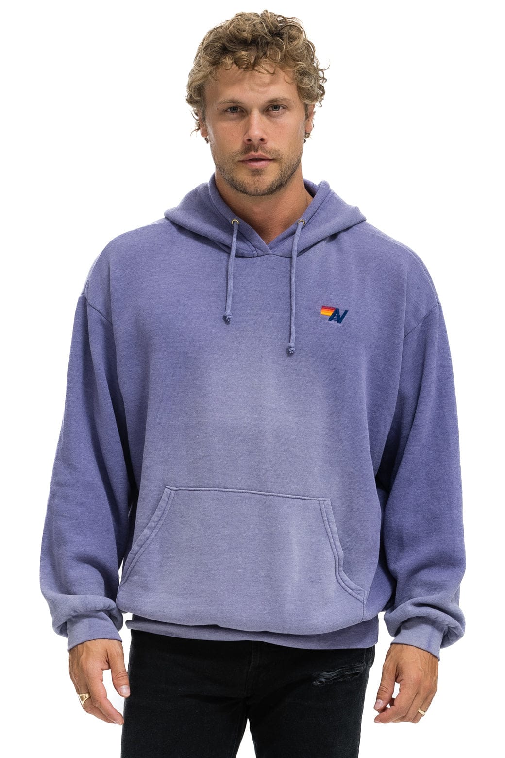 ESSENTIAL RELAXED PULLOVER HOODIE - FADED GRAPE - Image 6