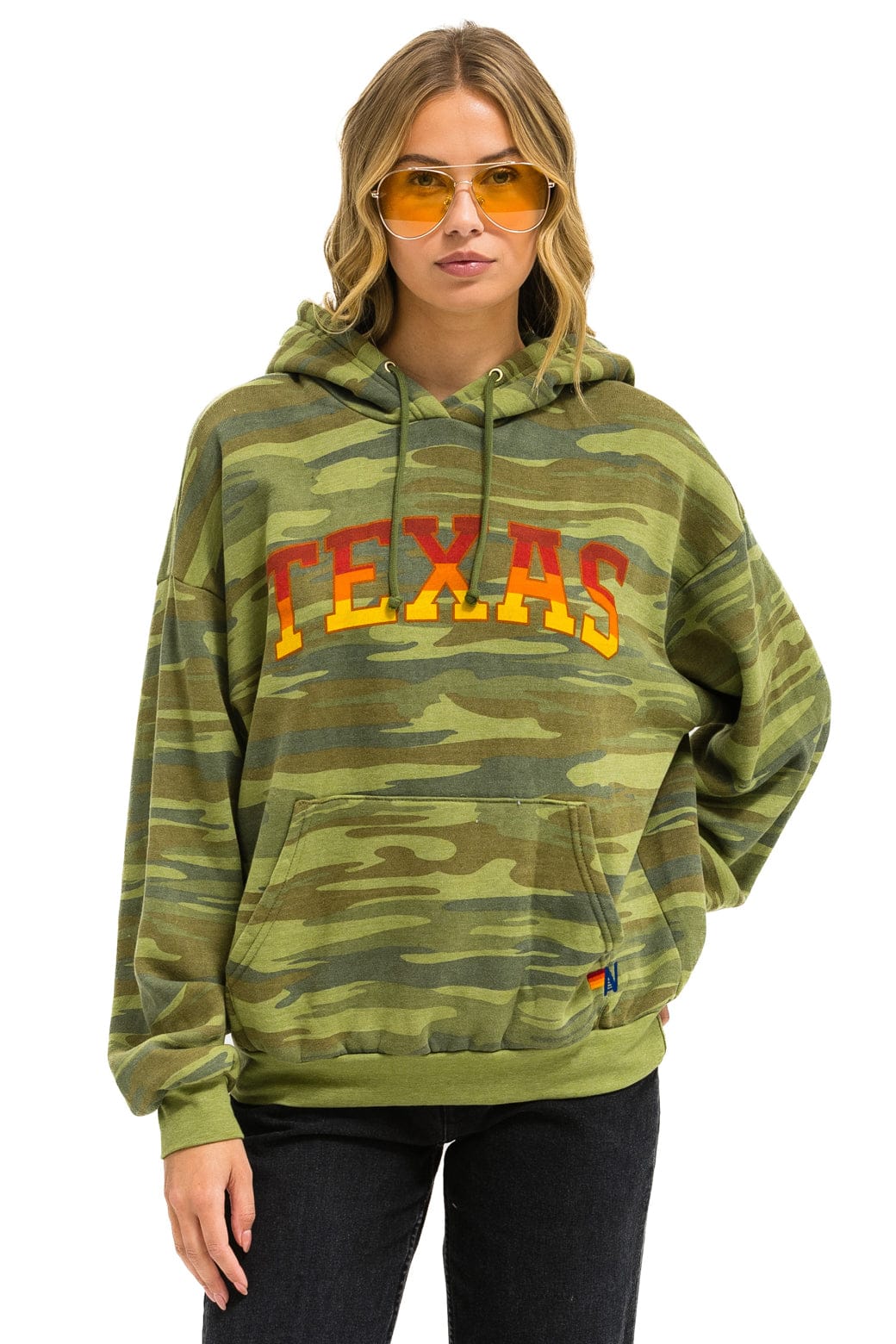 UNIVERSITY OF TEXAS PULLOVER HOODIE RELAXED - CAMO - Image 3