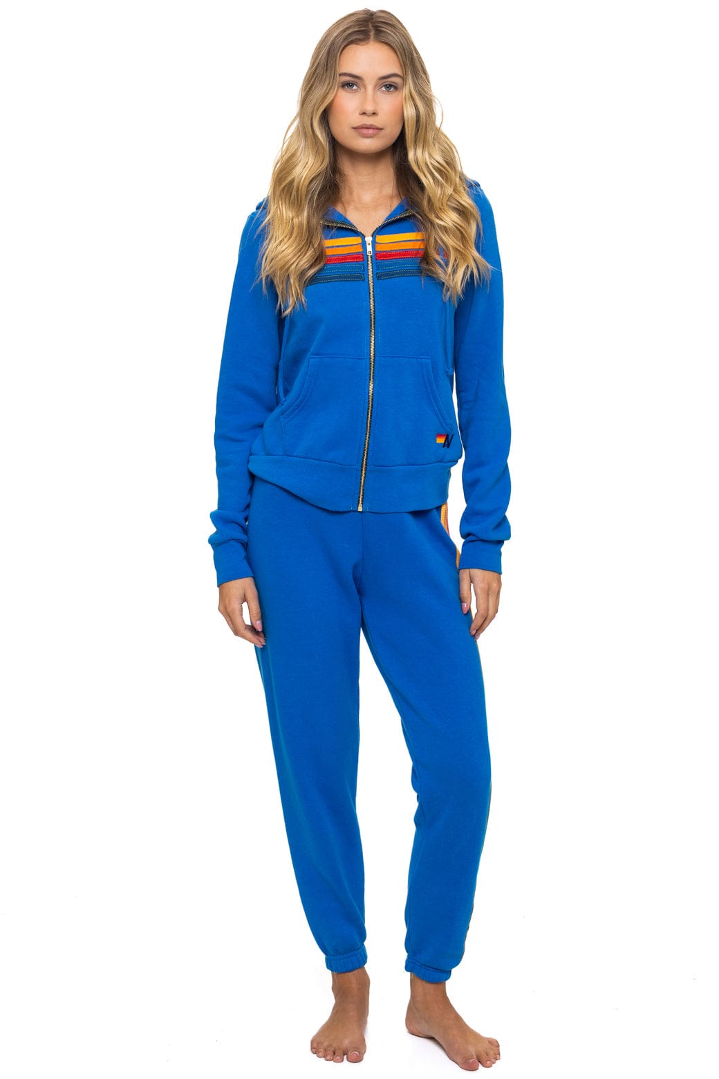 5 STRIPE HOODIE - ADVENTURE BLUE - Image 11