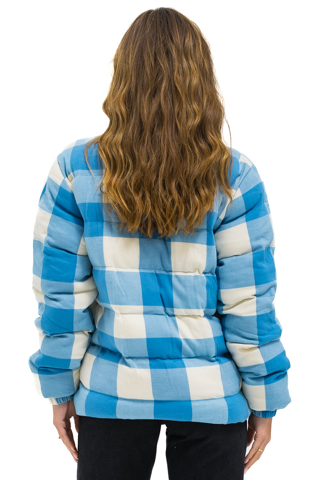 UNISEX PLAID TRAVELER JACKET - SKY PLAID - Image 9