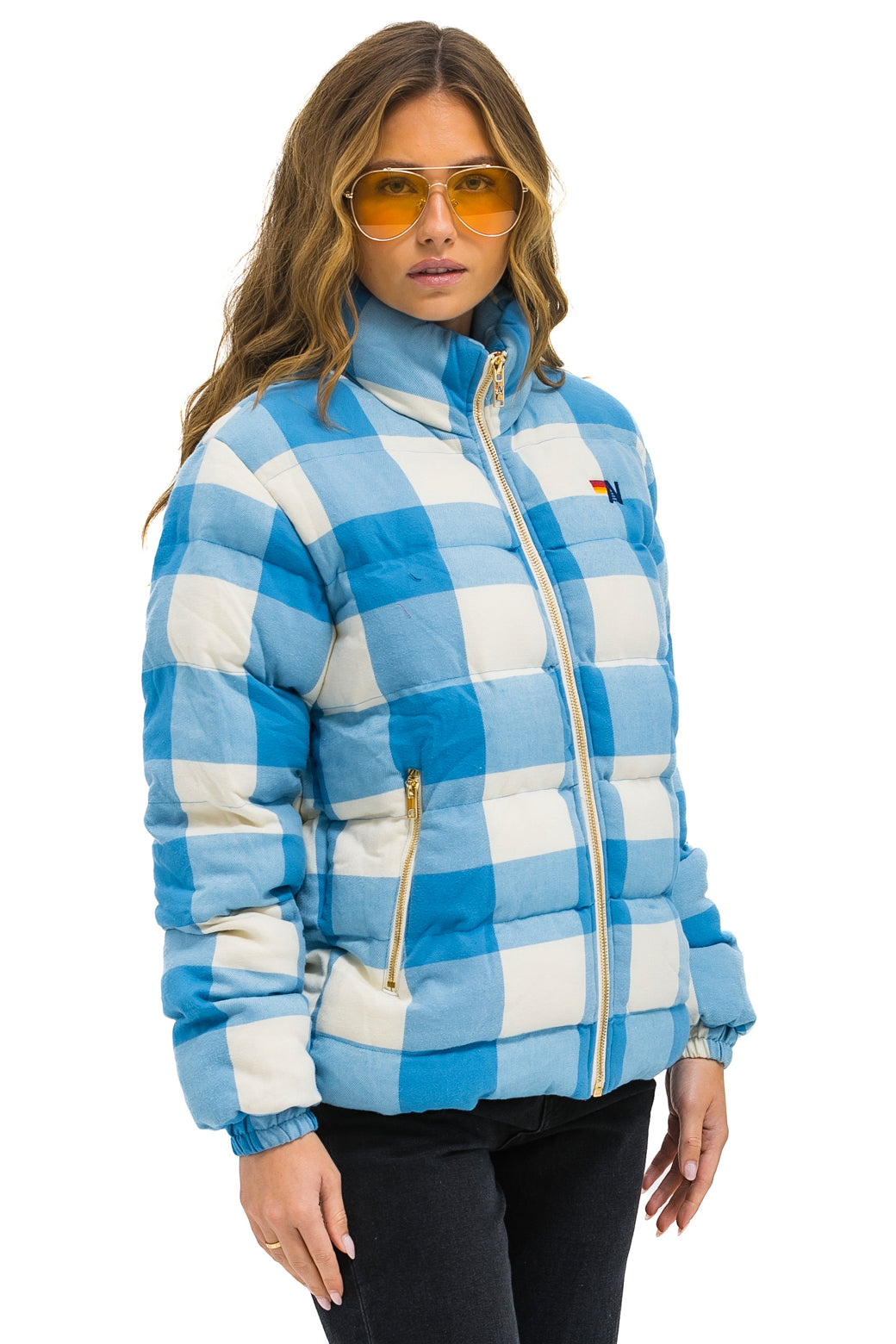 UNISEX PLAID TRAVELER JACKET - SKY PLAID - Image 7