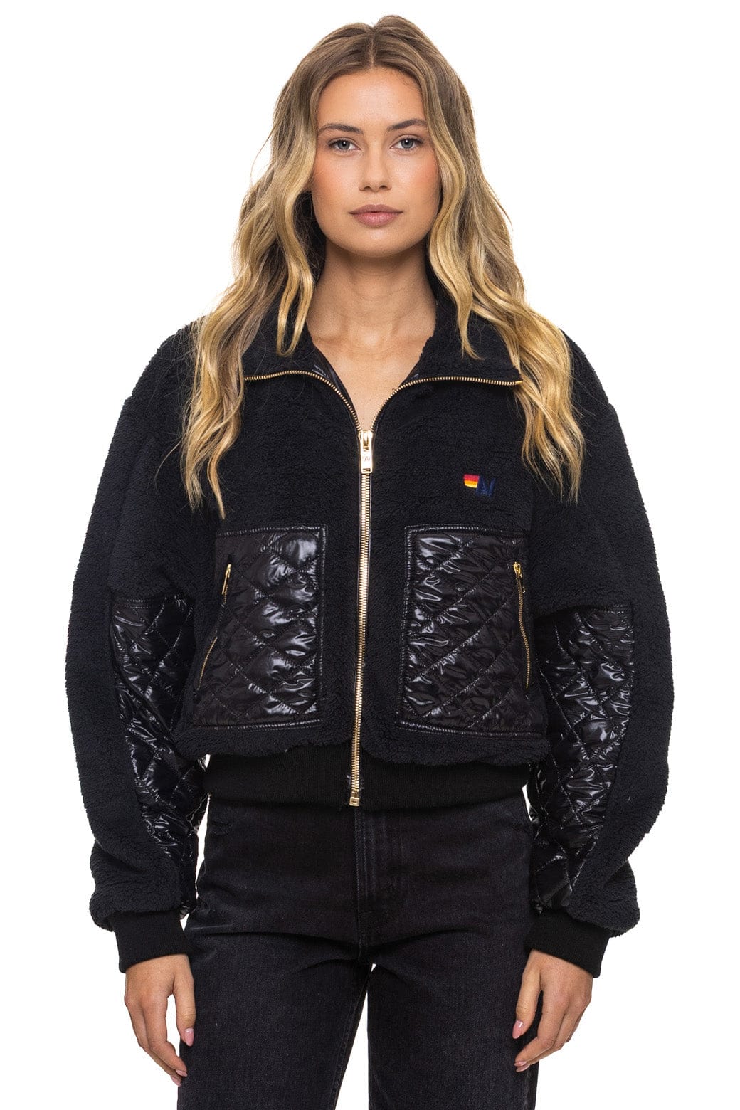 TEDDY FULL ZIP JACKET - BLACK - Image 2