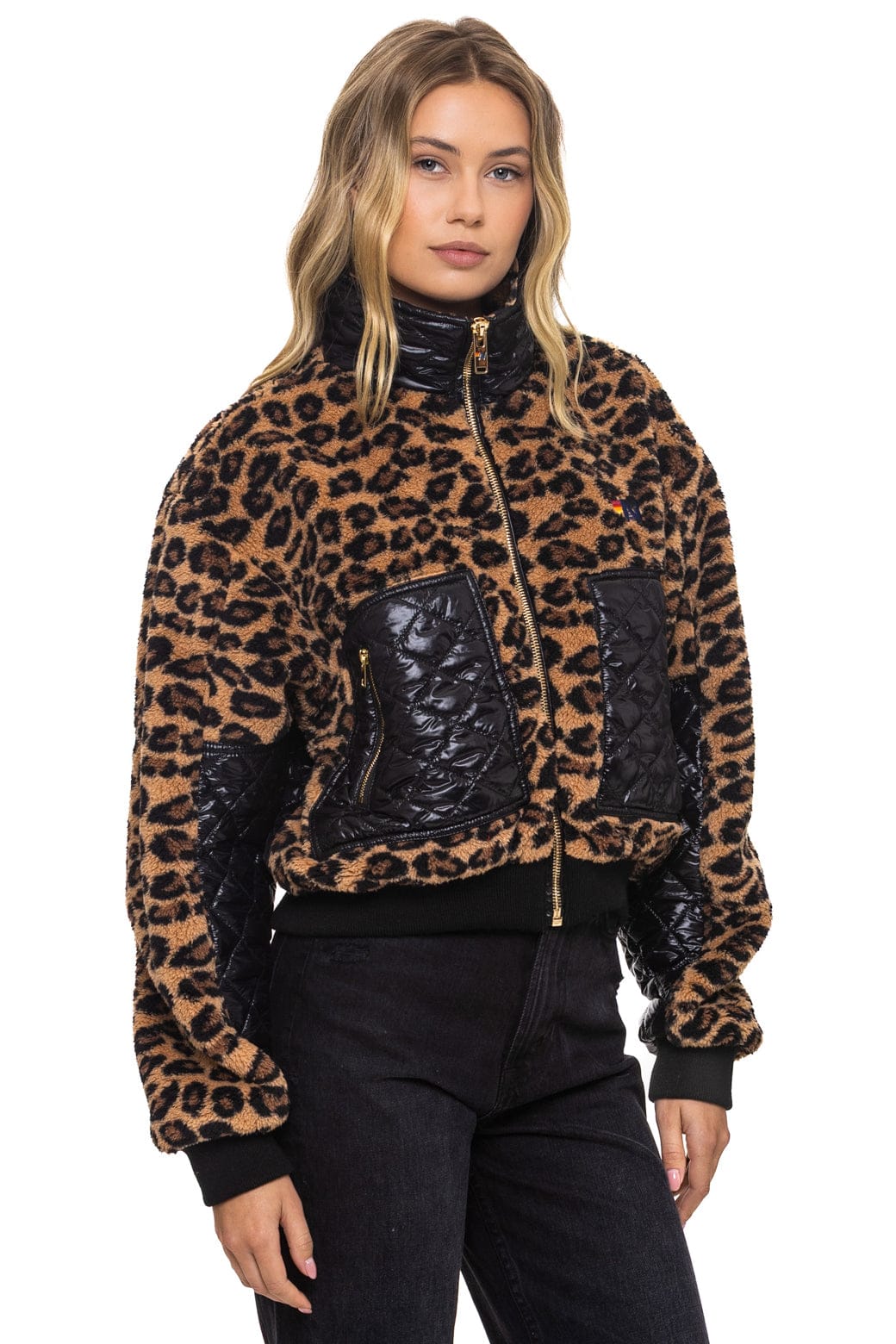 TEDDY FULL ZIP JACKET - CHEETAH - Image 3