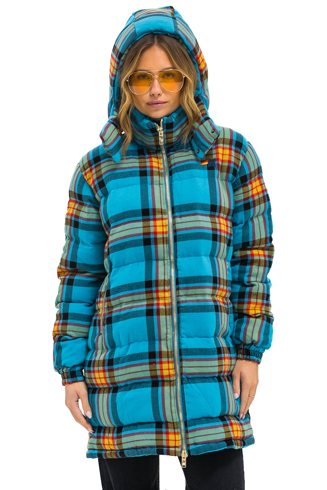PLAID UNISEX LONG TREKKER JACKET - JACKSON PLAID - Image 5