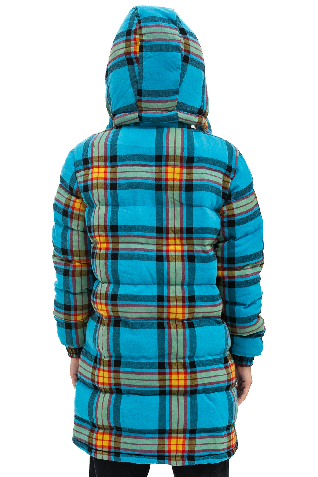 PLAID UNISEX LONG TREKKER JACKET - JACKSON PLAID - Image 7