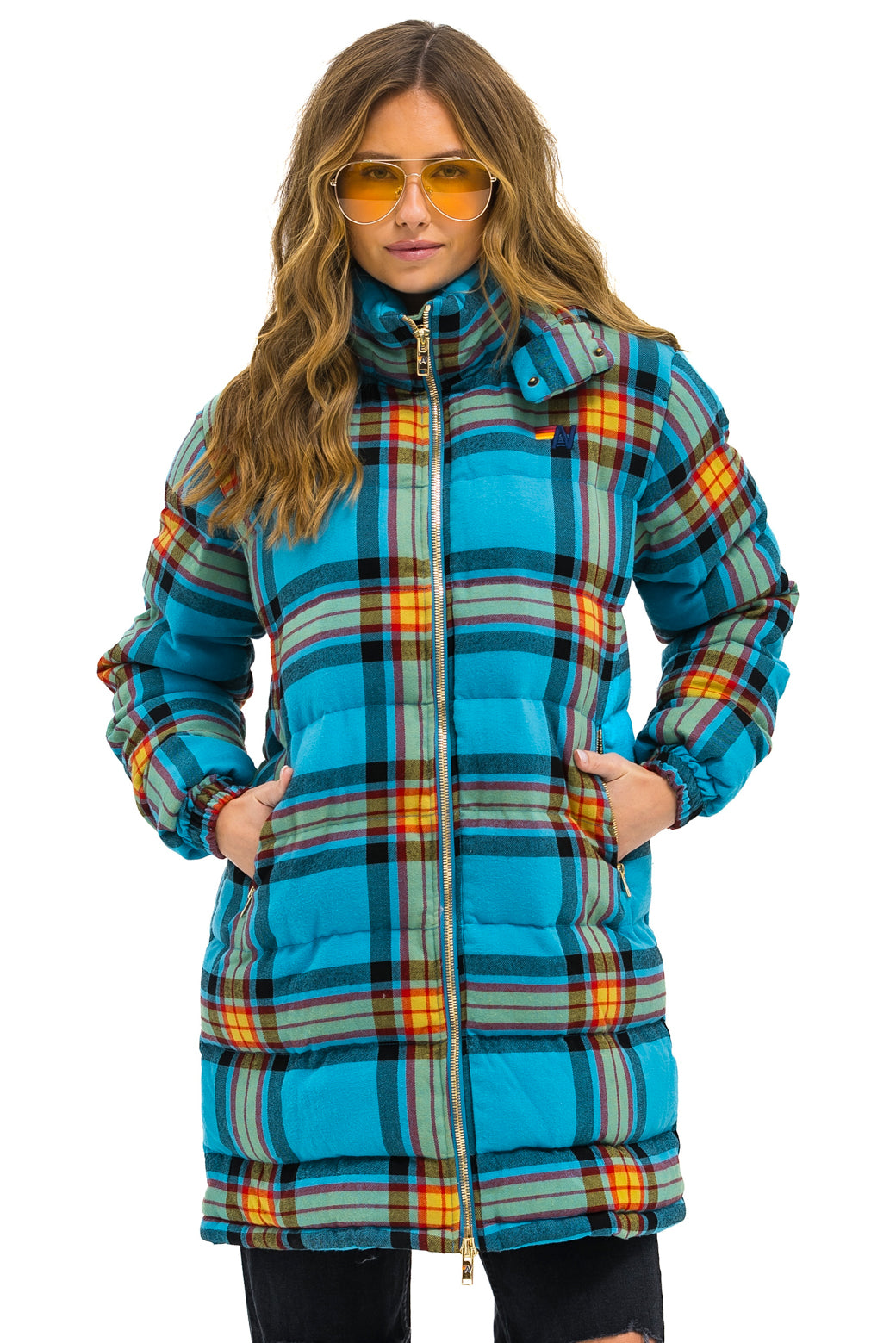 PLAID UNISEX LONG TREKKER JACKET - JACKSON PLAID - Image 3
