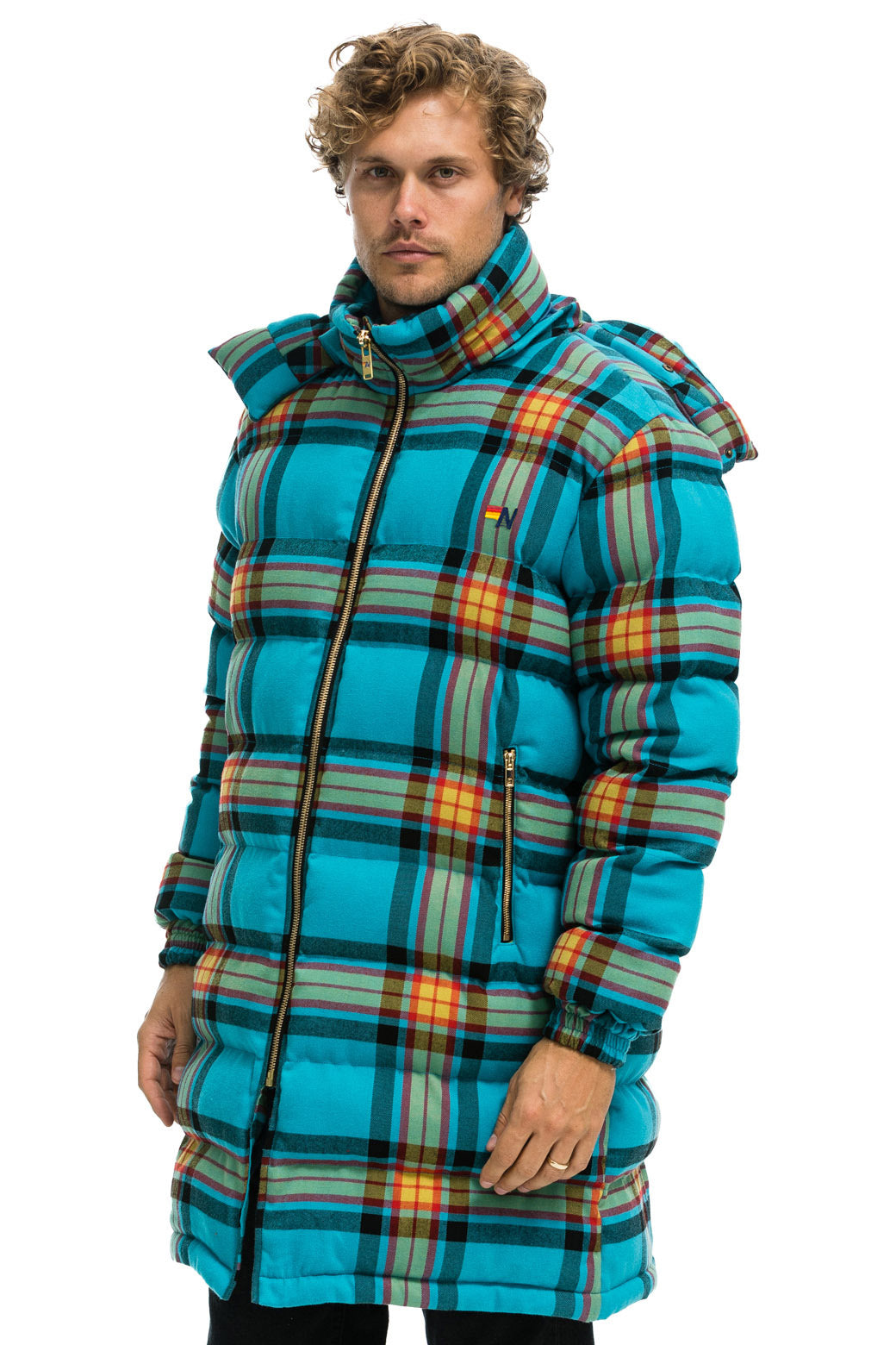 PLAID UNISEX LONG TREKKER JACKET - JACKSON PLAID - Image 2