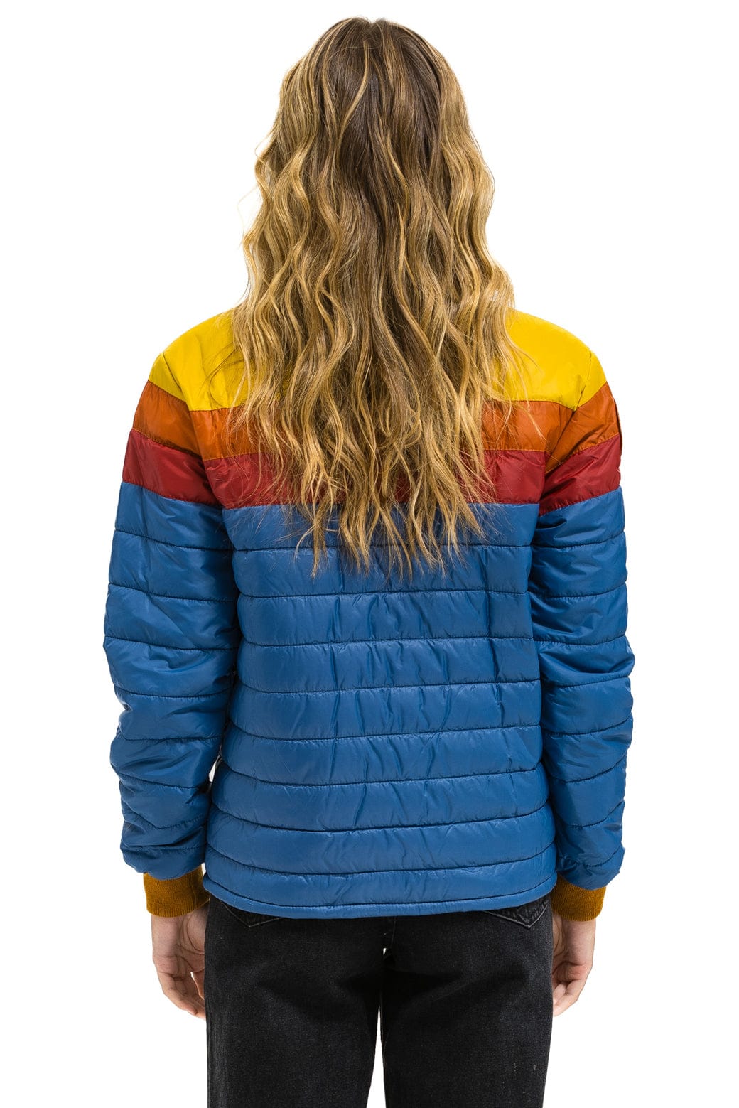 UNISEX TRAVELER LIGHTWEIGHT JACKET - SEA // RED - Image 11
