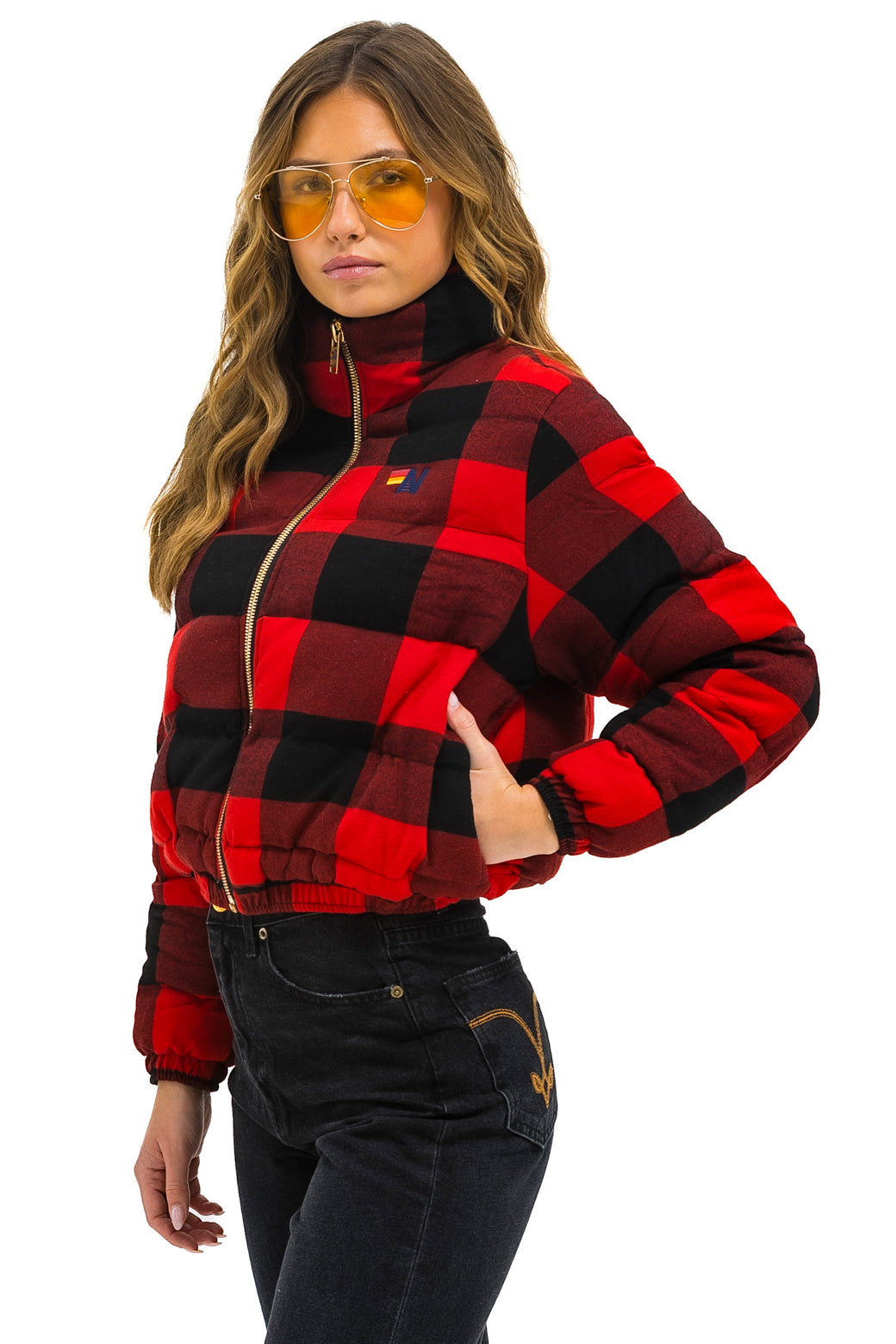 APRES PLAID PUFFER JACKET - BUFFALO PLAID - Image 2