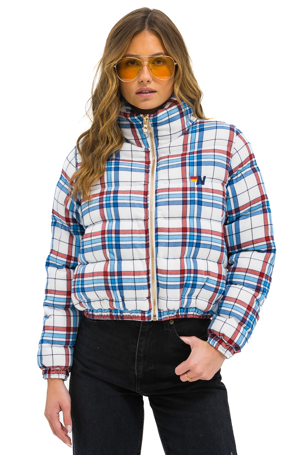 APRES PLAID PUFFER JACKET - MONTAUK PLAID - Image 5