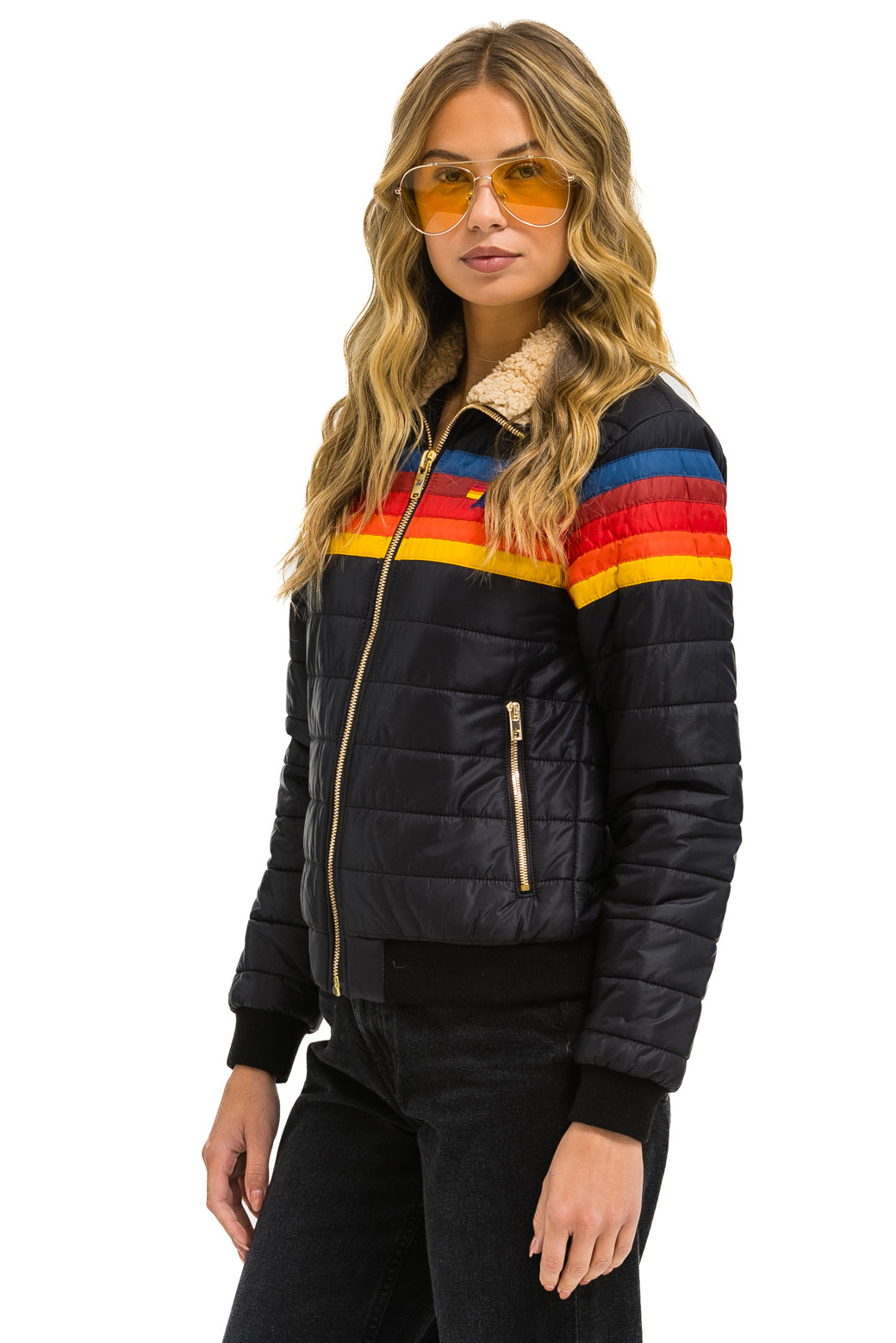 5 STRIPE JACKET - BLACK - Image 5