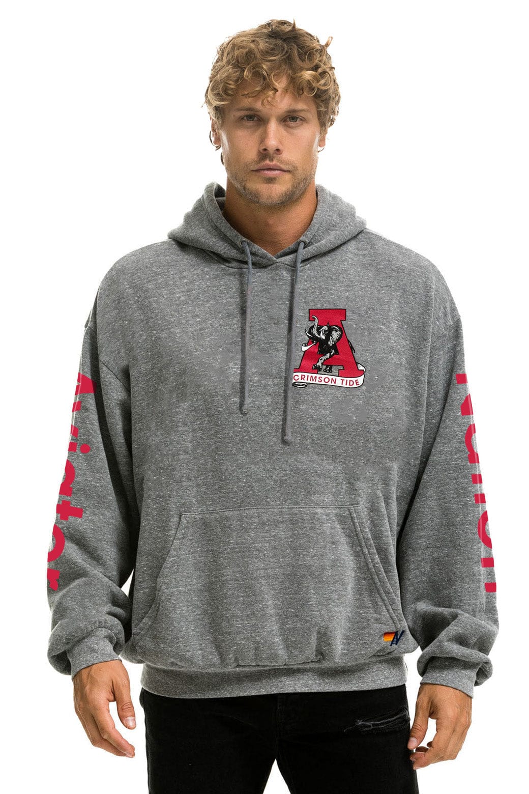 UNIVERSITY OF ALABAMA RELAXED PULLOVER HOODIE - HEATHER - Image 3