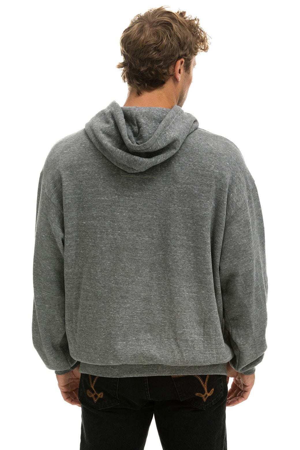 BOLT HEART PULLOVER RELAXED HOODIE - HEATHER - Image 3