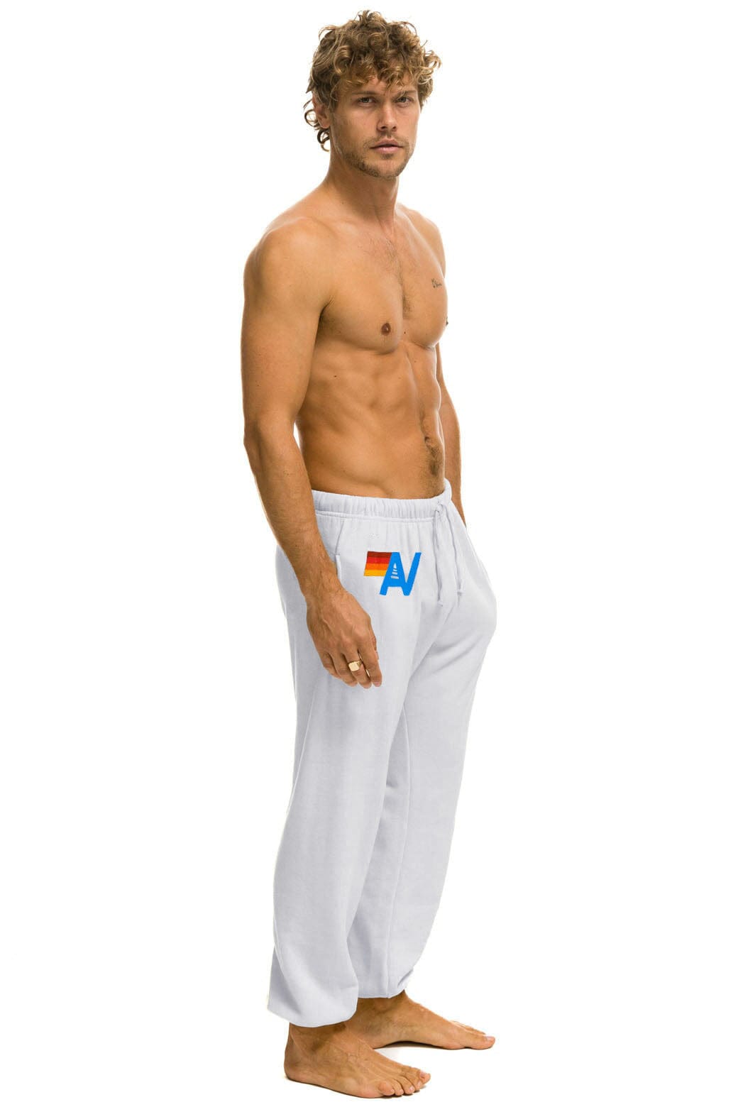 LOGO SWEATPANTS - DOVE - Image 2