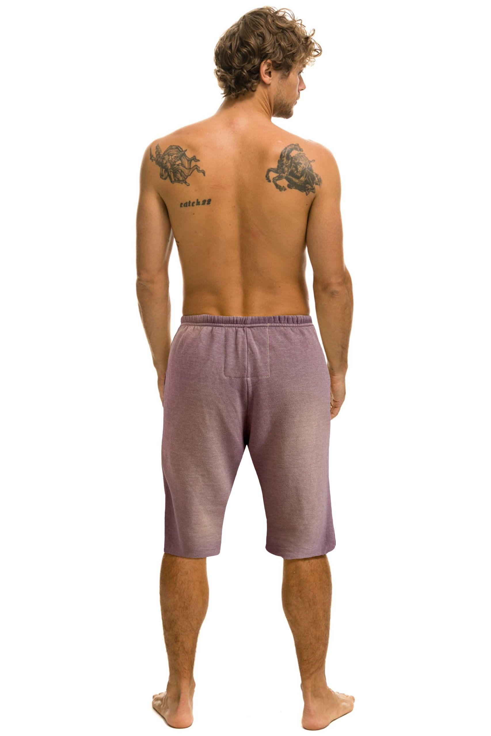 ESSENTIAL MENS SWEATSHORTS - FADED MOCHA - Image 2