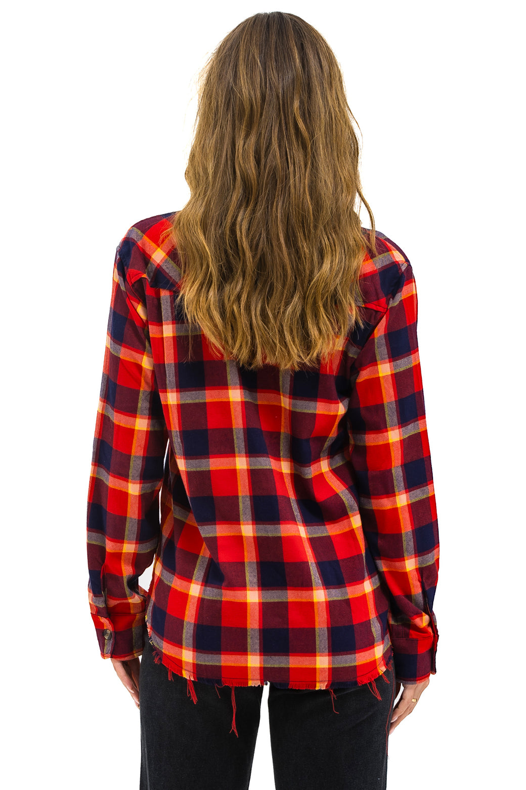 PLAID FLANNEL WESTERN SHIRT - RUGBY PLAID - Image 5