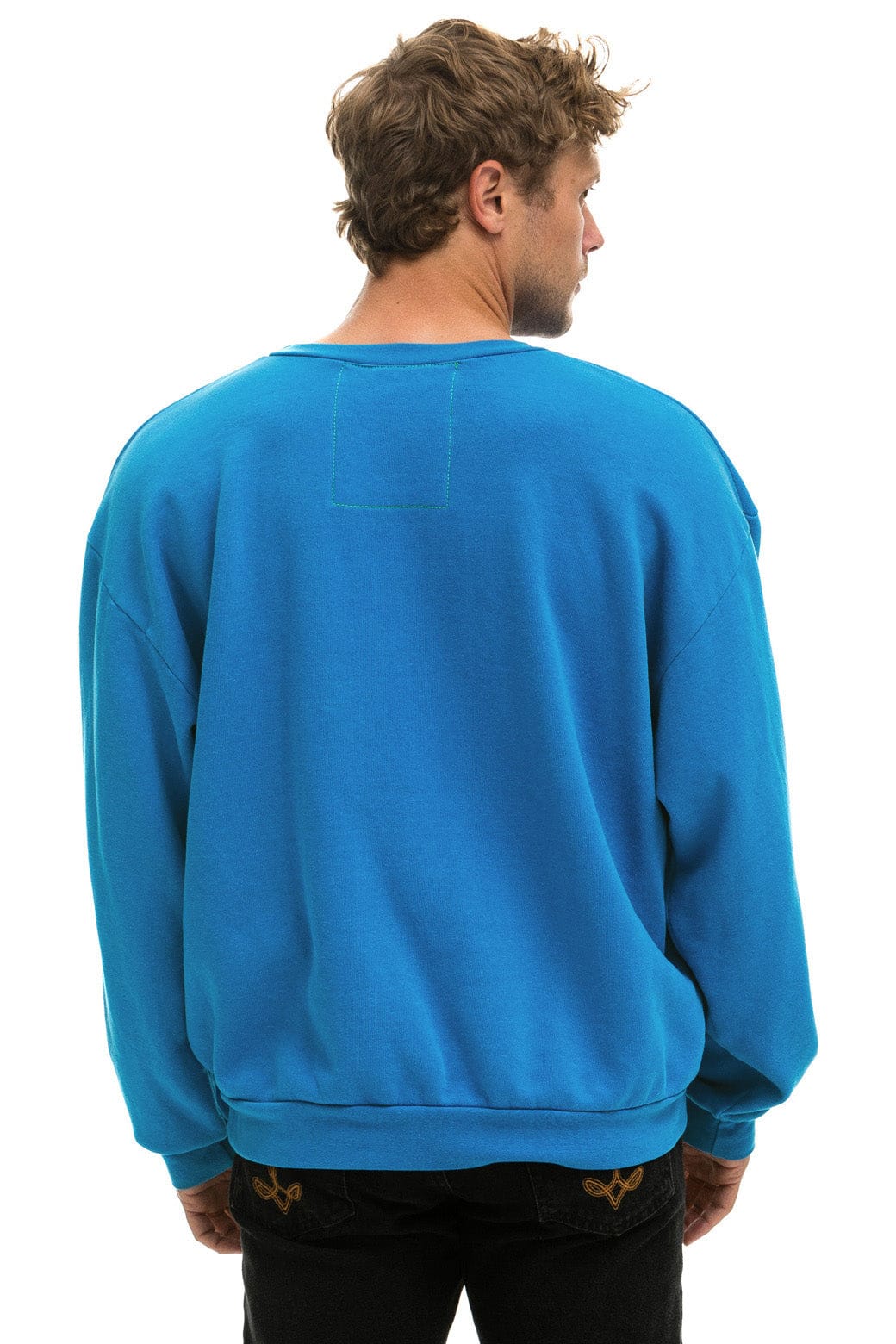 RELAXED SANTA TIGER SWEATSHIRT - COBALT - Image 3