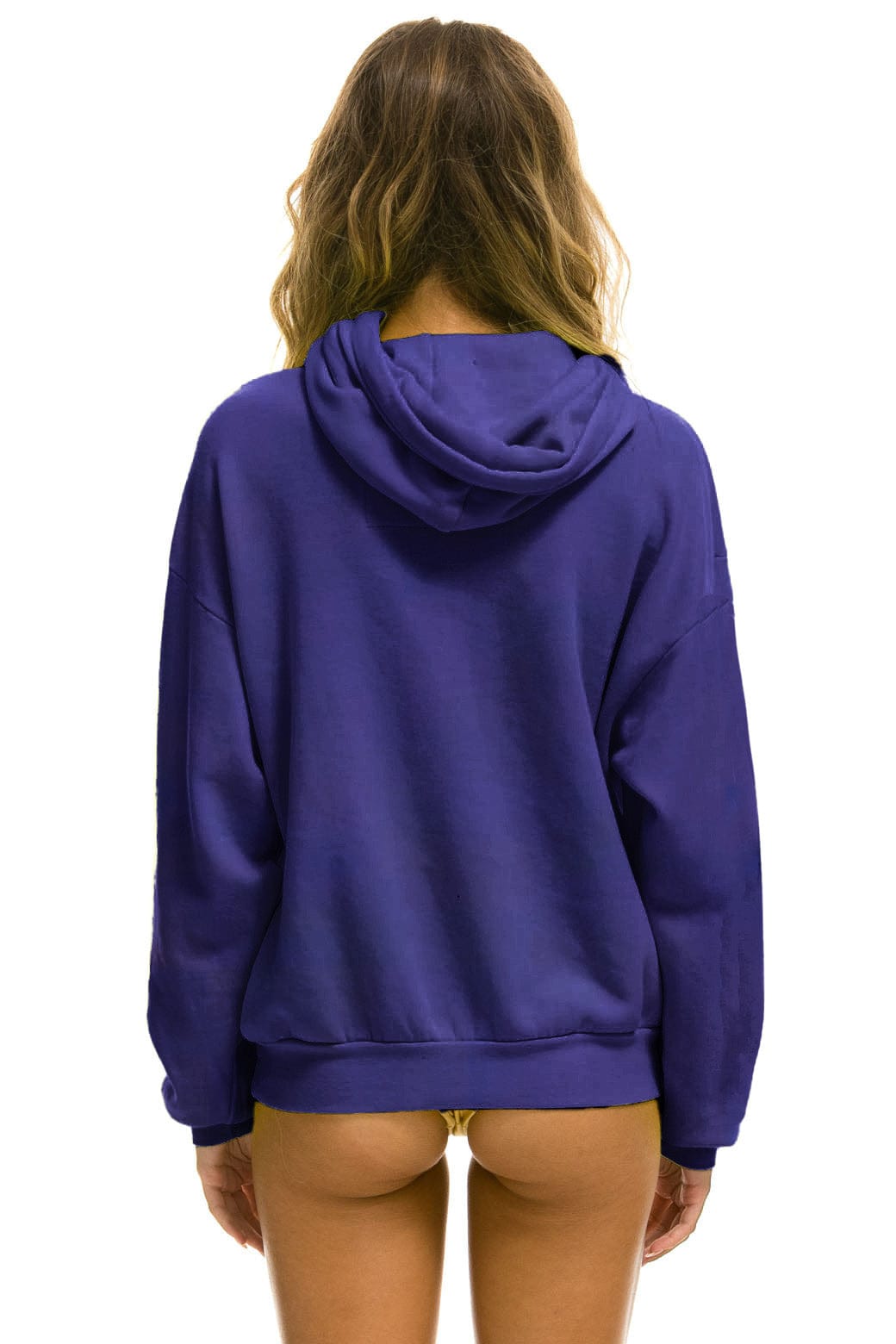 SANTA TIGER RELAXED PULLOVER HOODIE - PURPLE - Image 3