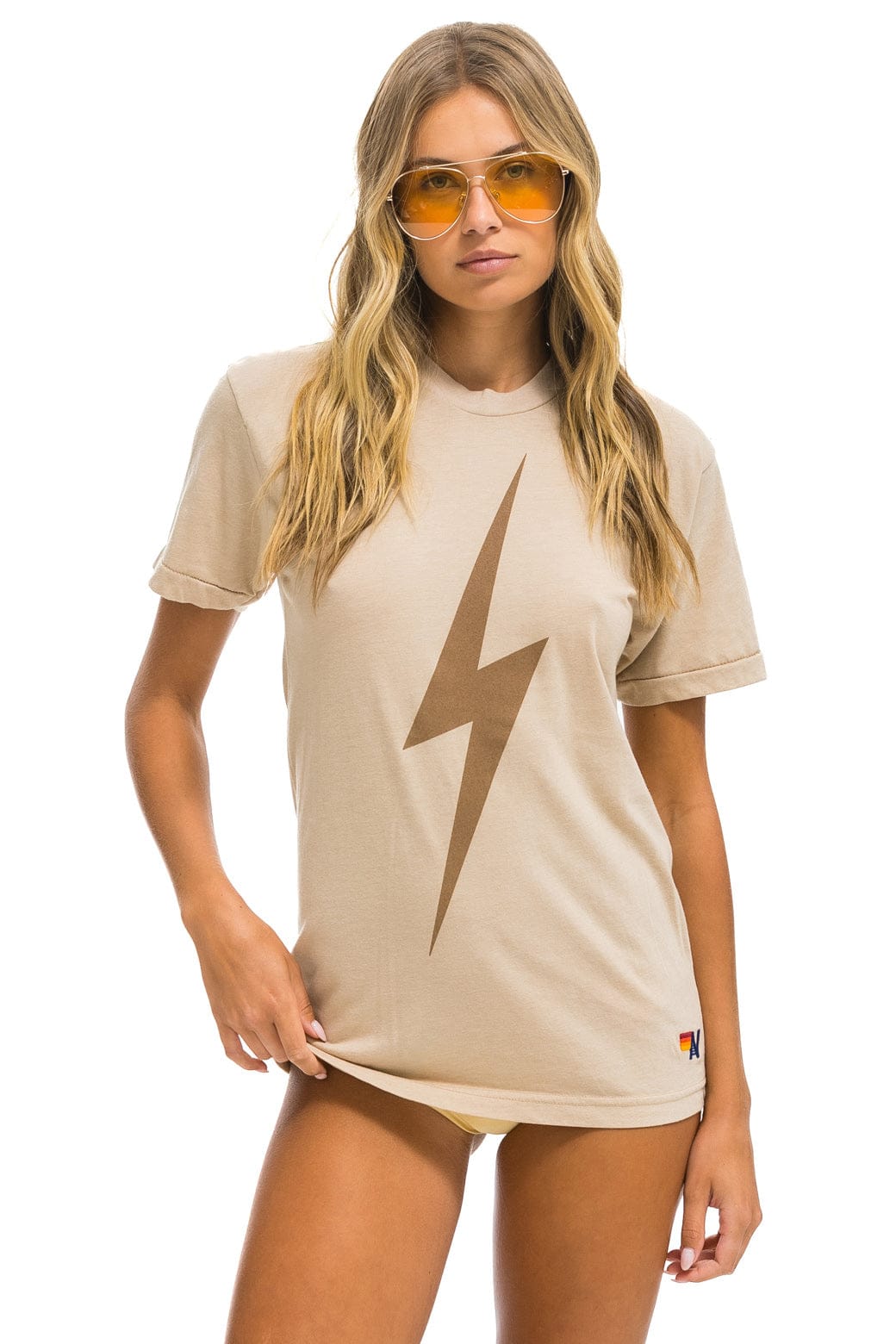 BOLT TEE - SAND // MOCHA - Image 2