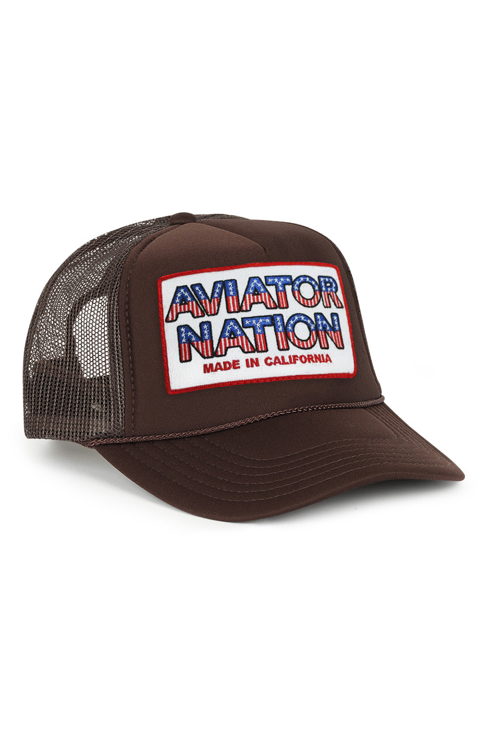 AVIATOR NATION USA PATRIOTIC VINTAGE TRUCKER HAT - Image 13