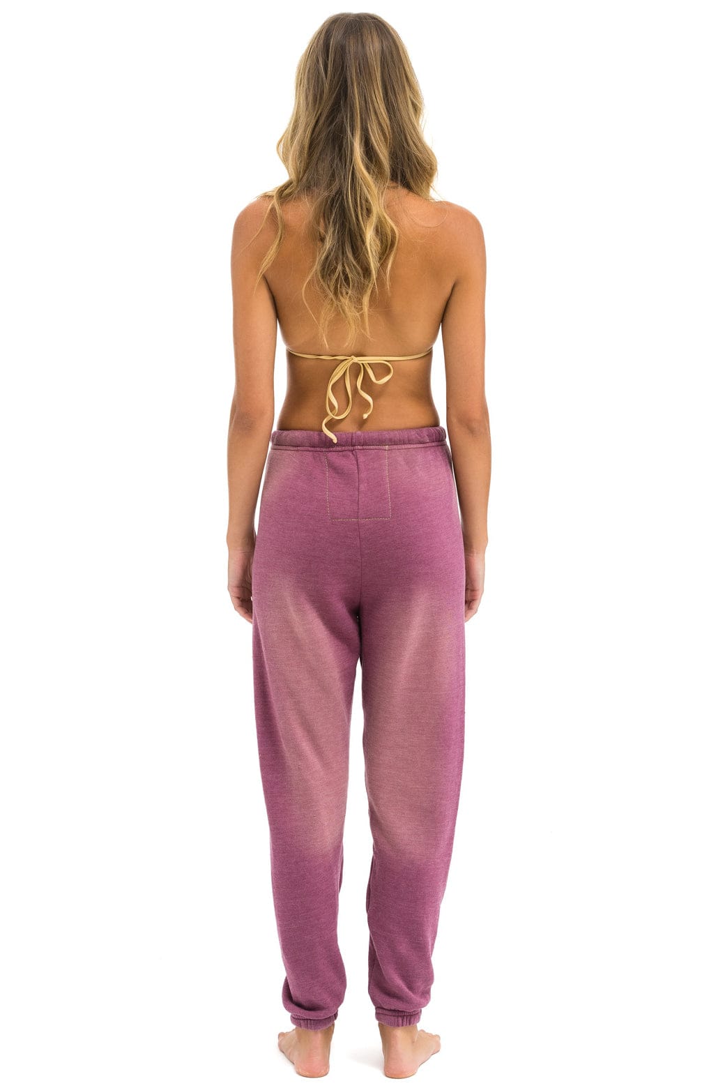 VINTAGE LOGO SWEATPANTS - FADED BERRY - Image 3