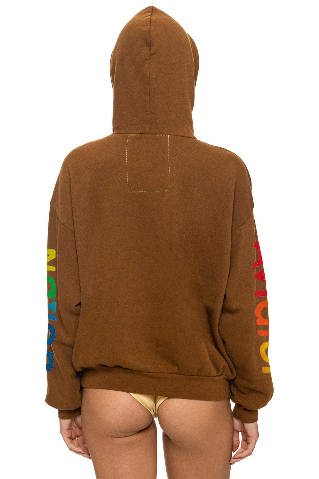 AVIATOR NATION RELAXED PULLOVER HOODIE - CINNAMON - Image 3