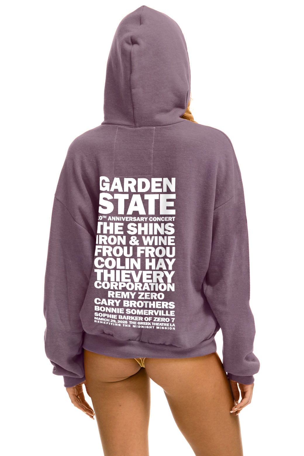GARDEN STATE CONCERT PULLOVER HOODIE RELAXED - MOCHA - Image 3