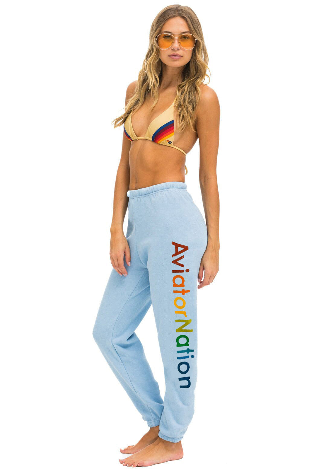 AVIATOR NATION SWEATPANTS - ICE - Image 2