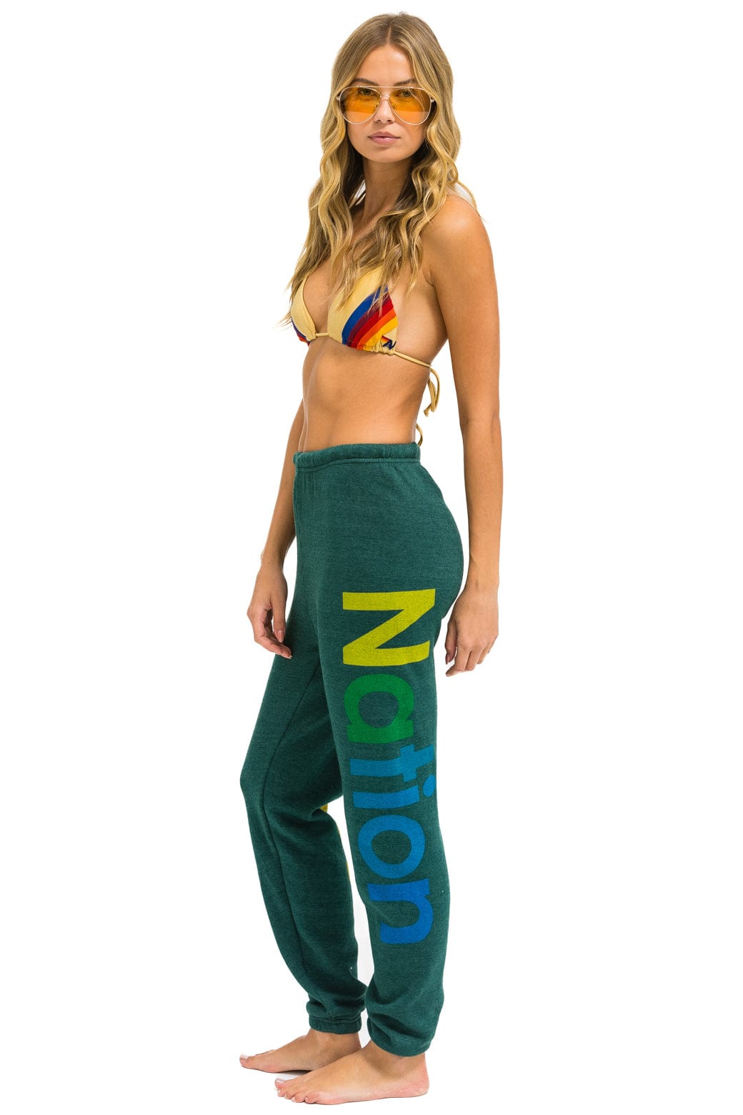 AVIATOR NATION 2 SWEATPANTS - FOREST - Image 2