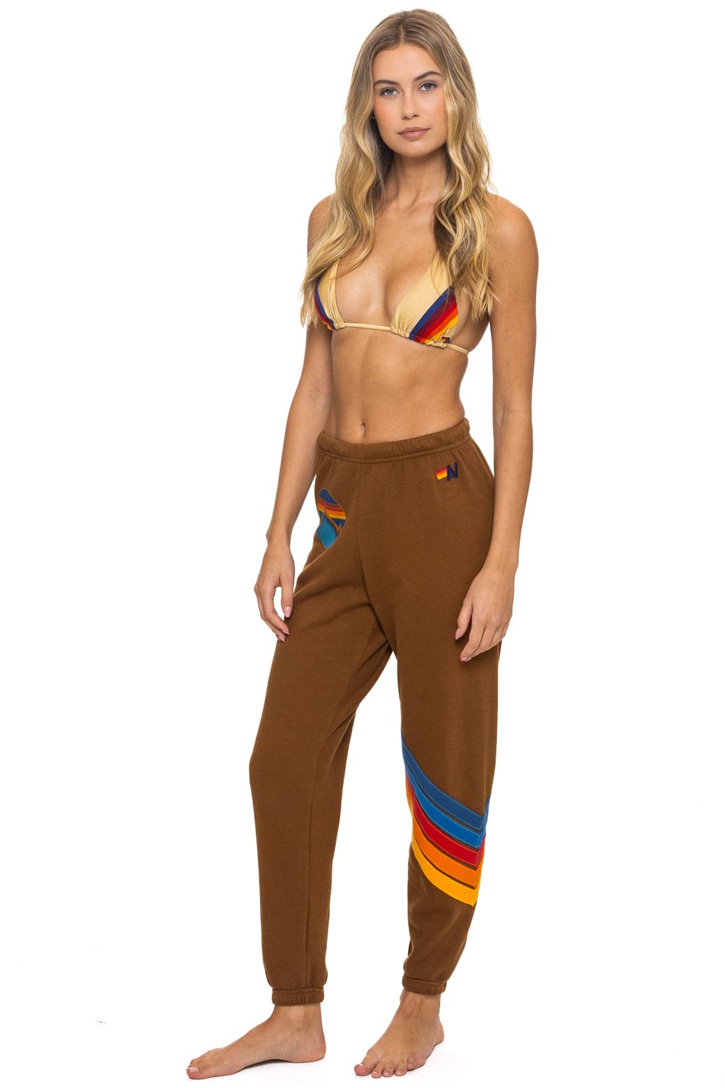 ALL SEASONS CIRCLE CHEVRON SWEATPANTS - CINNAMON - Image 5
