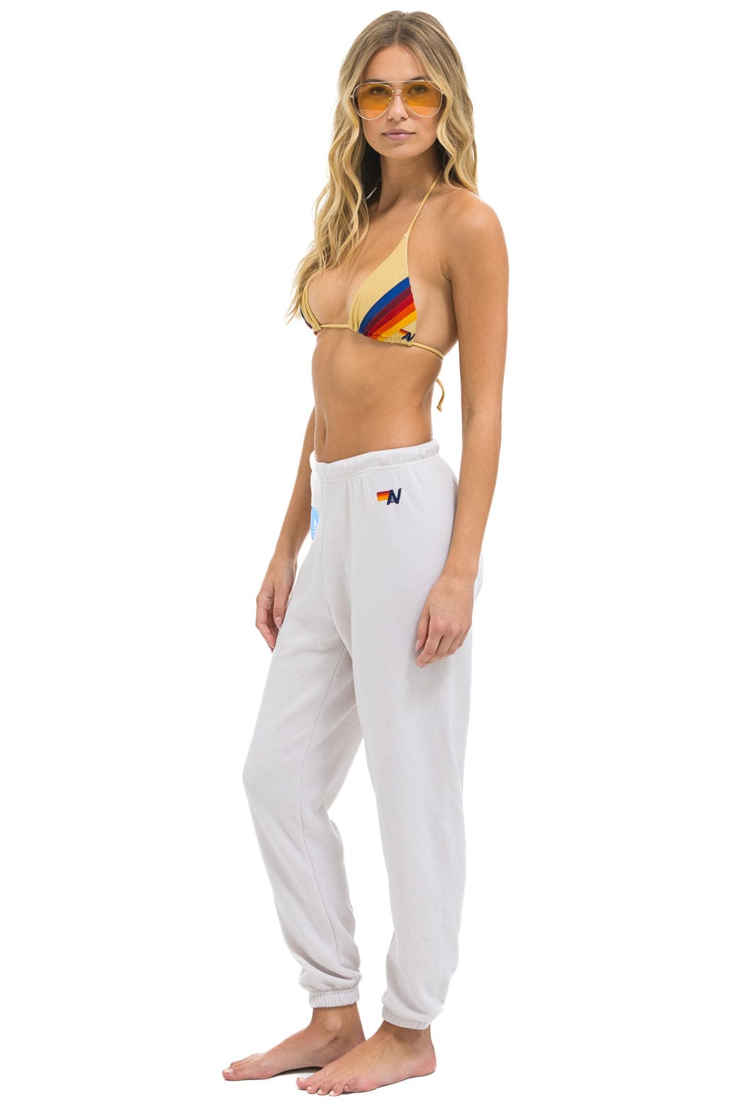LOGO SWEATPANTS - DOVE - Image 4