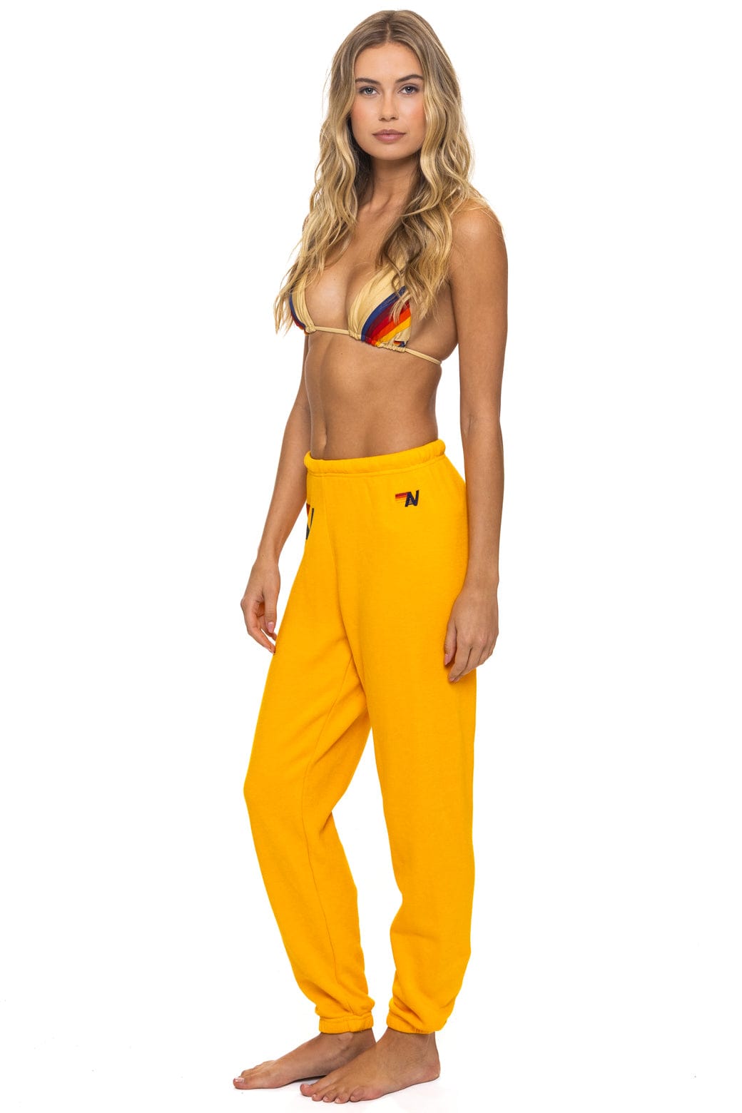 LOGO SWEATPANTS - GOLD - Image 3