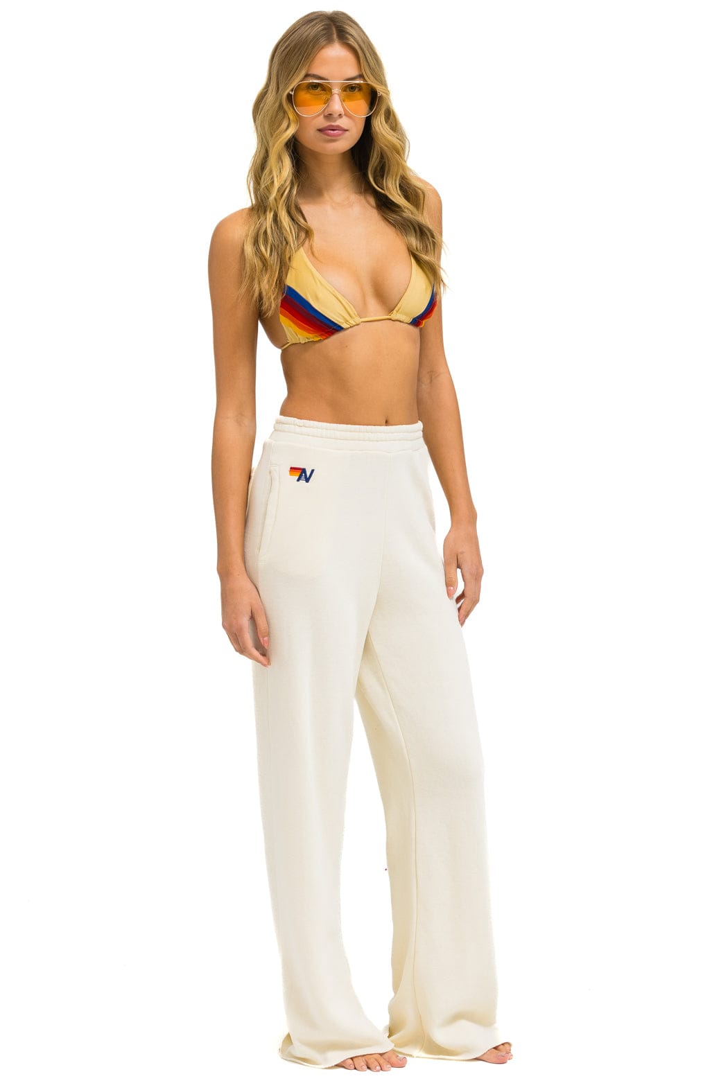 WIDE LEG POCKET SWEATPANTS - VINTAGE WHITE - Image 3