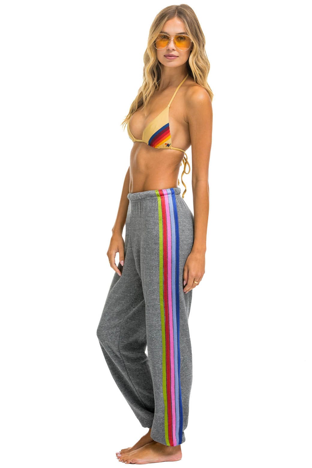 PELOTON 2024 5 STRIPE SWEATPANTS - HEATHER